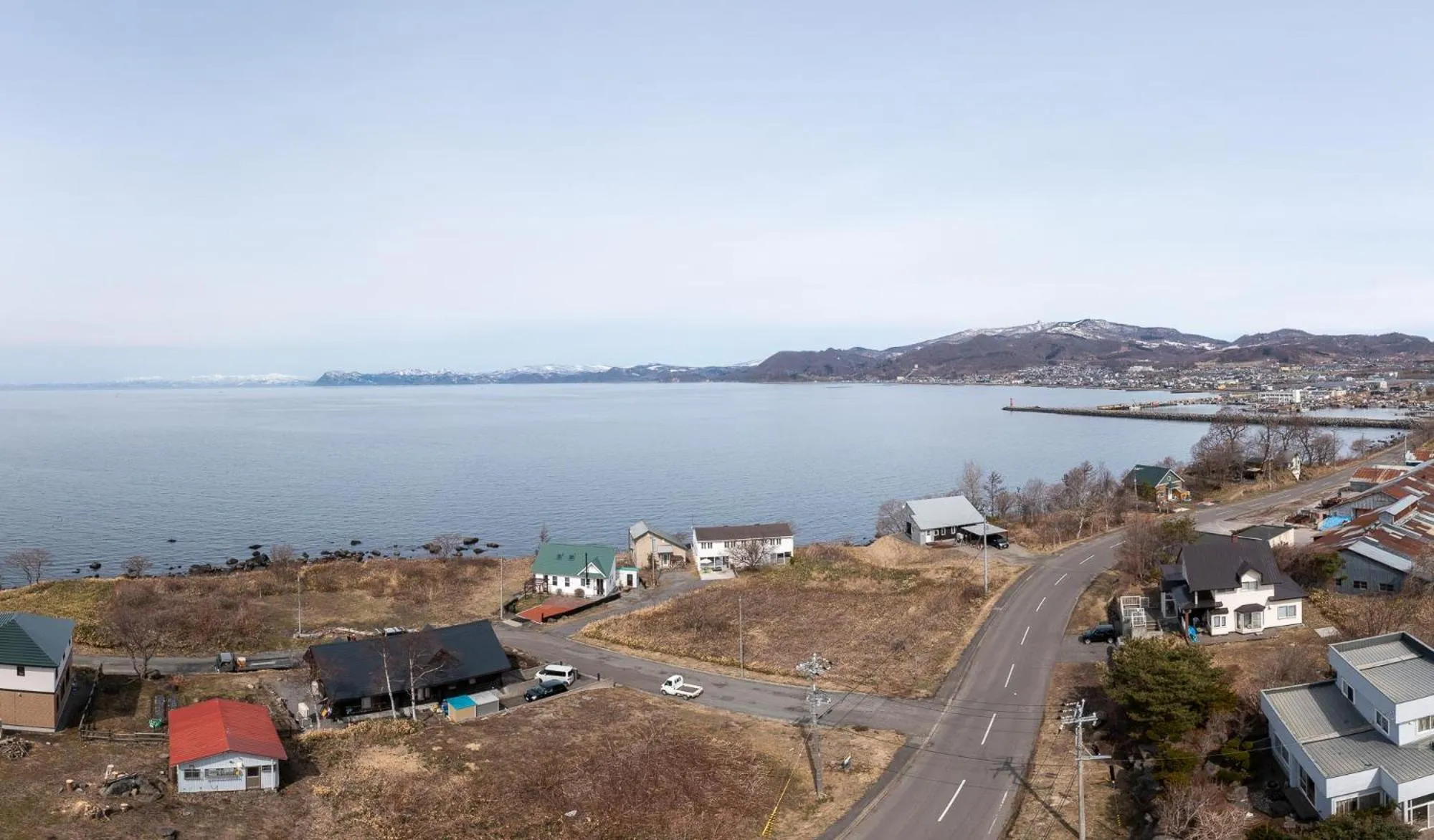 Sea view in Sea Side House Toya