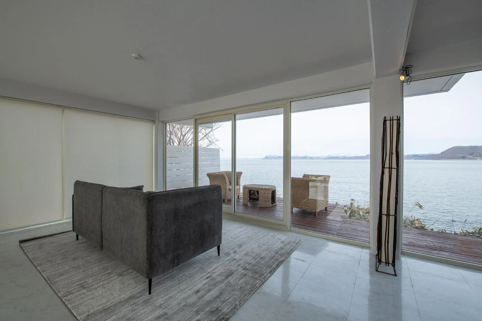 Sea view in Sea Side House Toya