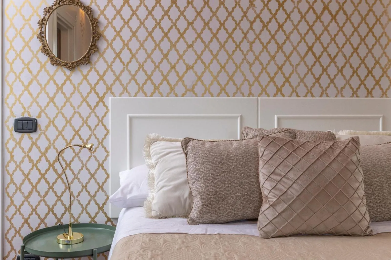 Bed in L'Olivo Country Resort & SPA