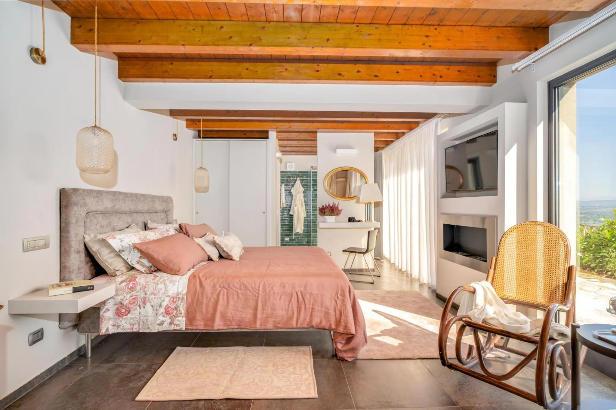 View (from property/room), Bed in L'Olivo Country Resort & SPA