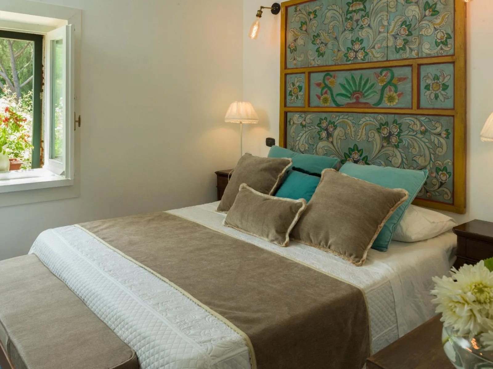 Bed in L'Olivo Country Resort & SPA