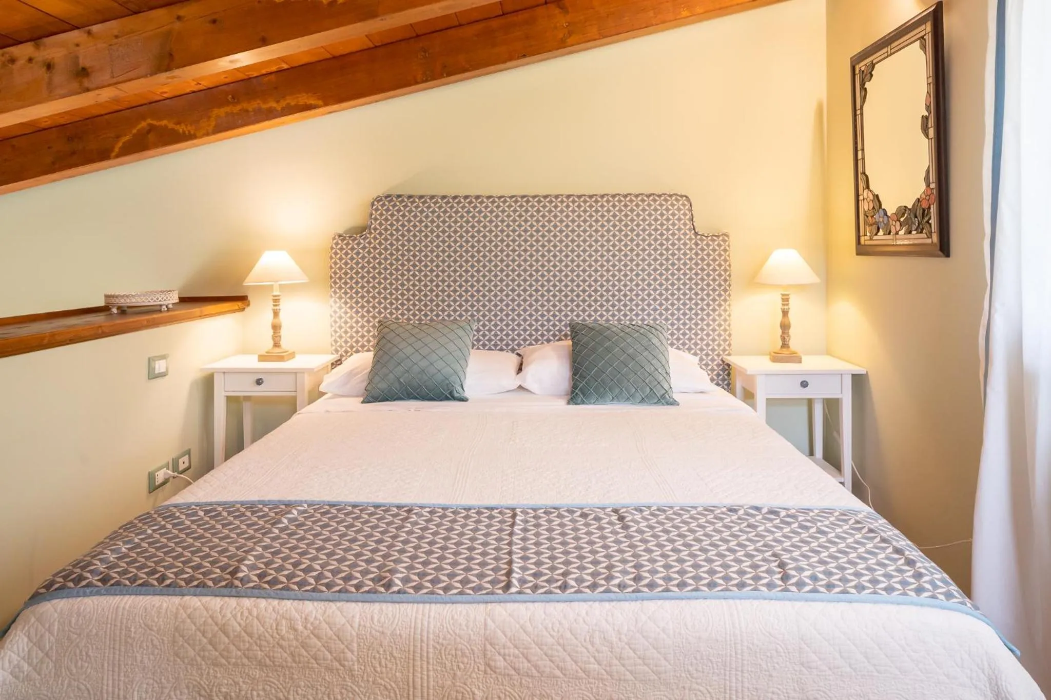 Bed in L'Olivo Country Resort & SPA