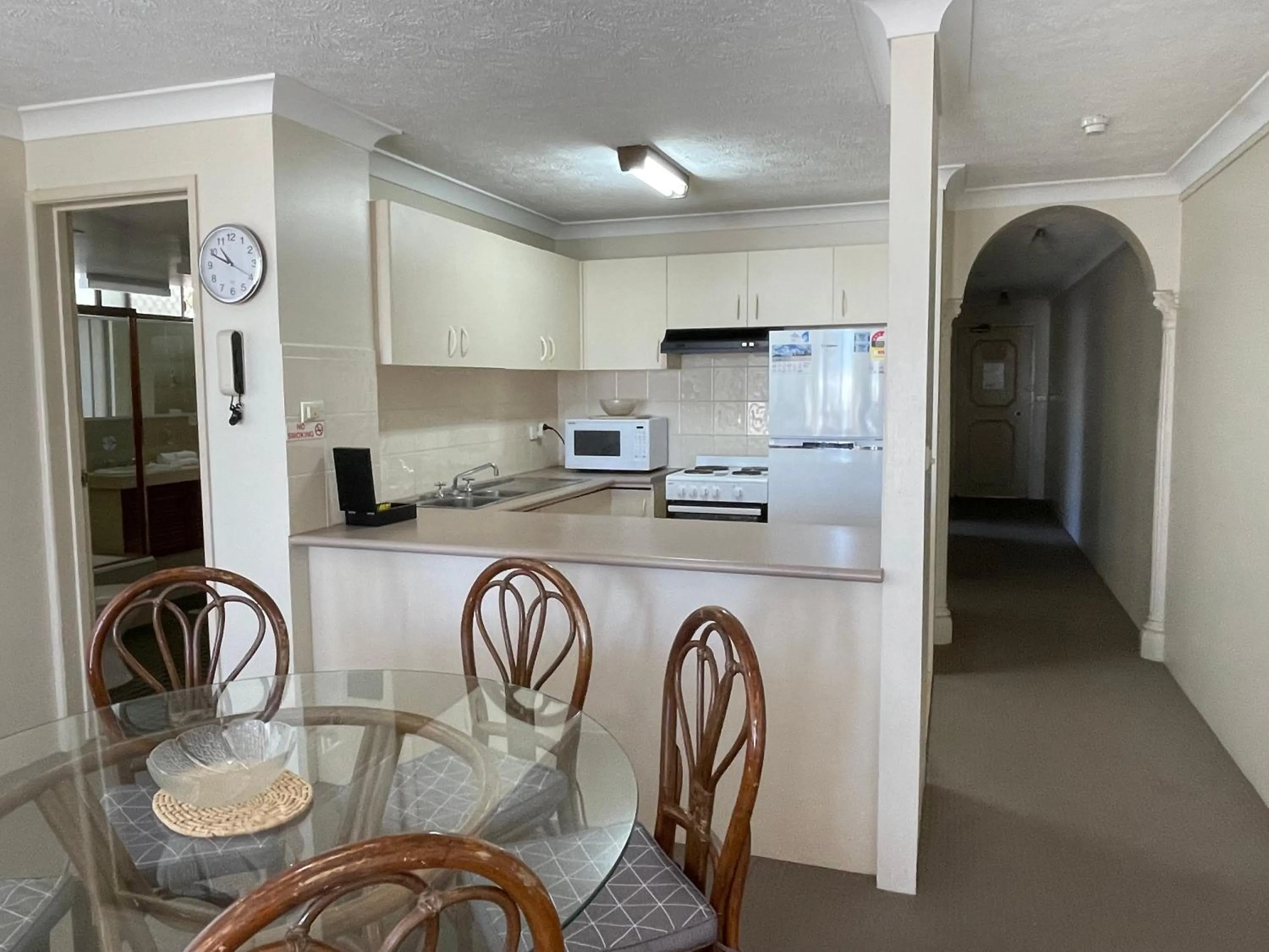 Dining area in Aries Holiday Apartments