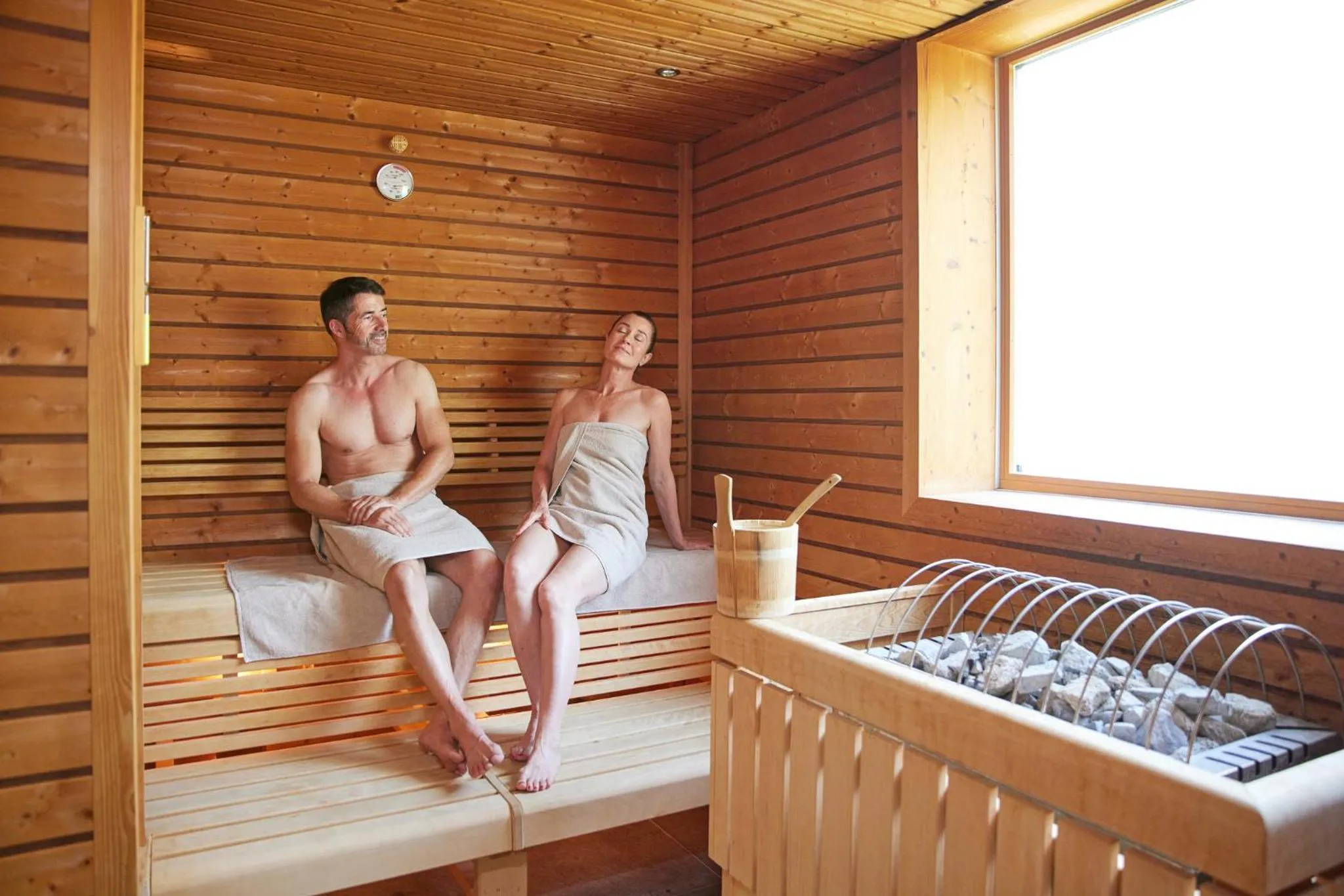 Sauna in Das Walchsee Resort