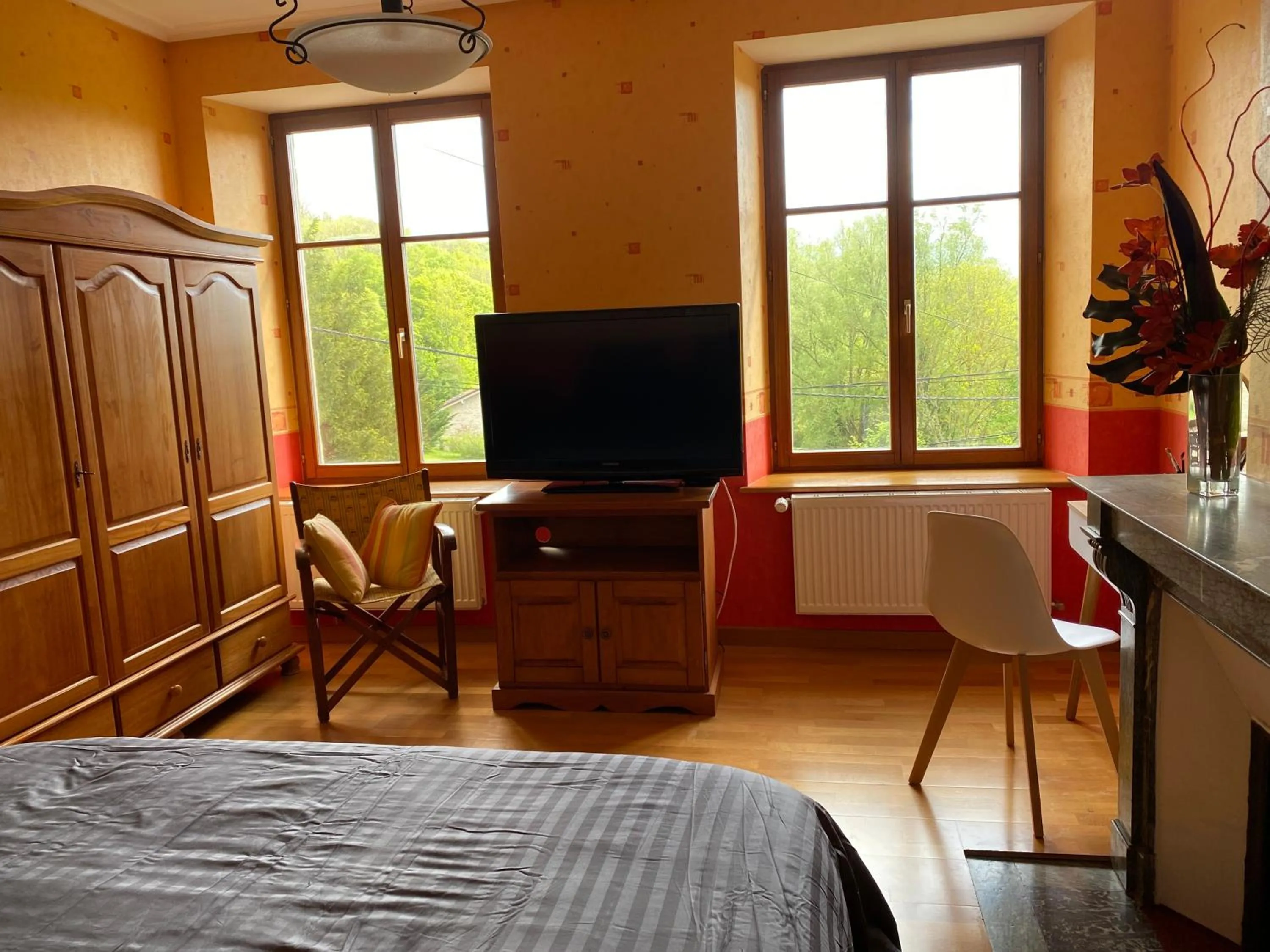 Bed in Maison de Campagne Sainte Barbe