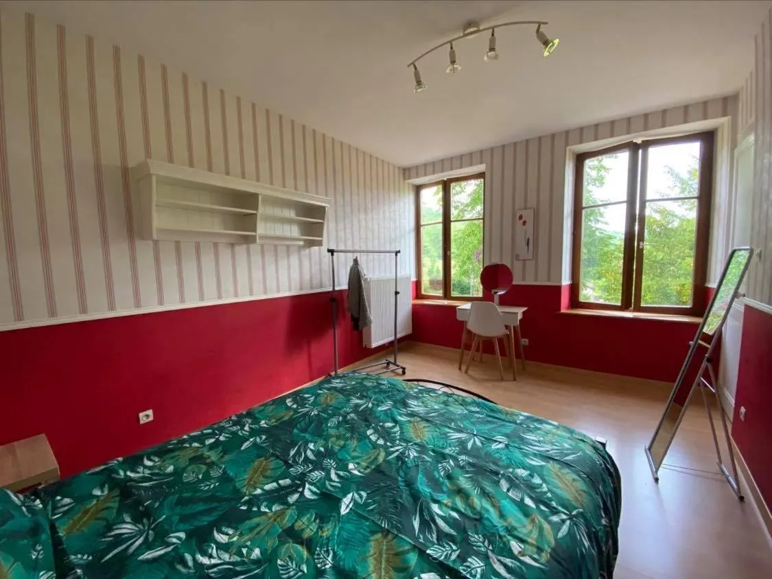 Bed in Maison de Campagne Sainte Barbe