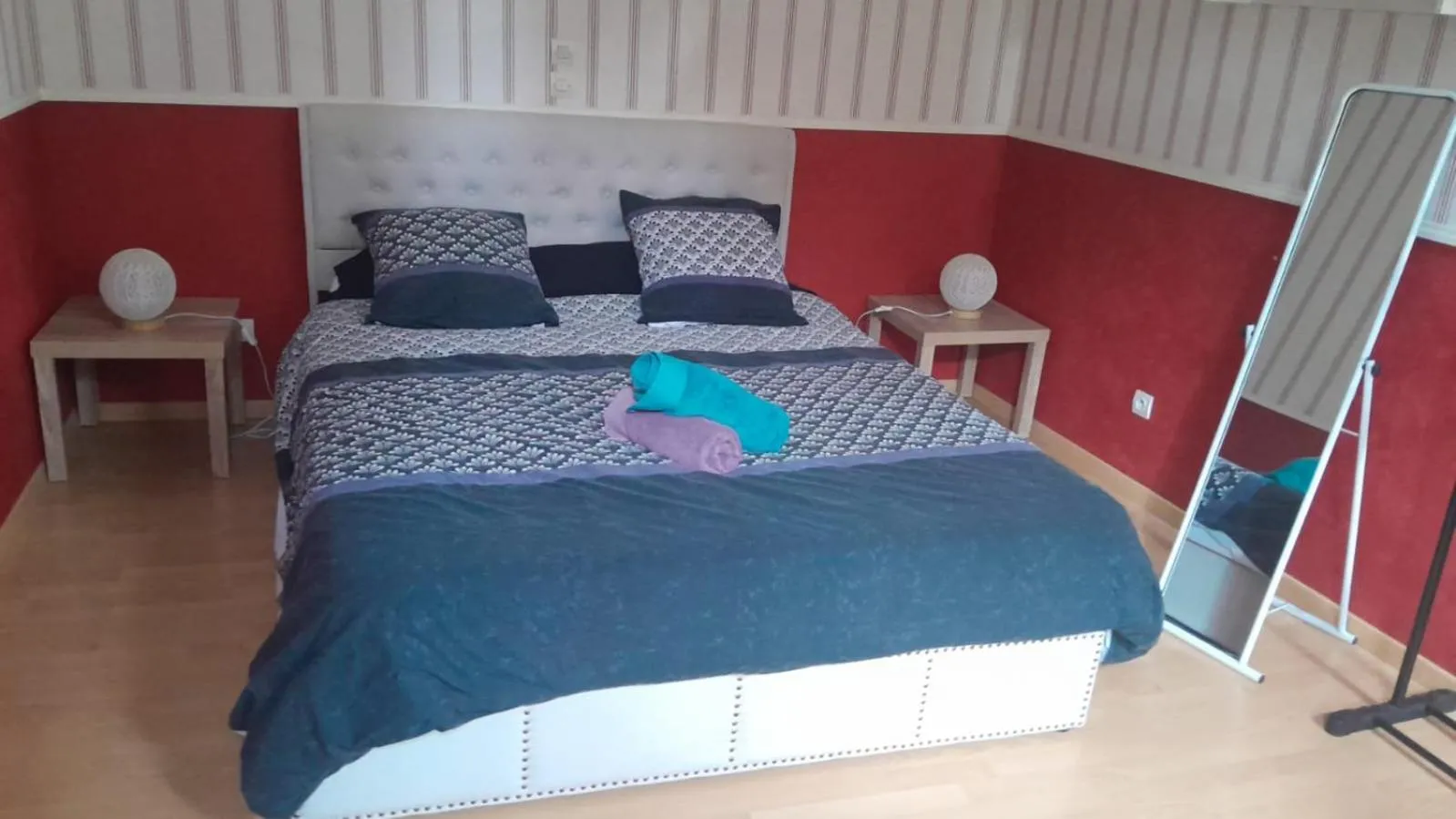 Bed in Maison de Campagne Sainte Barbe