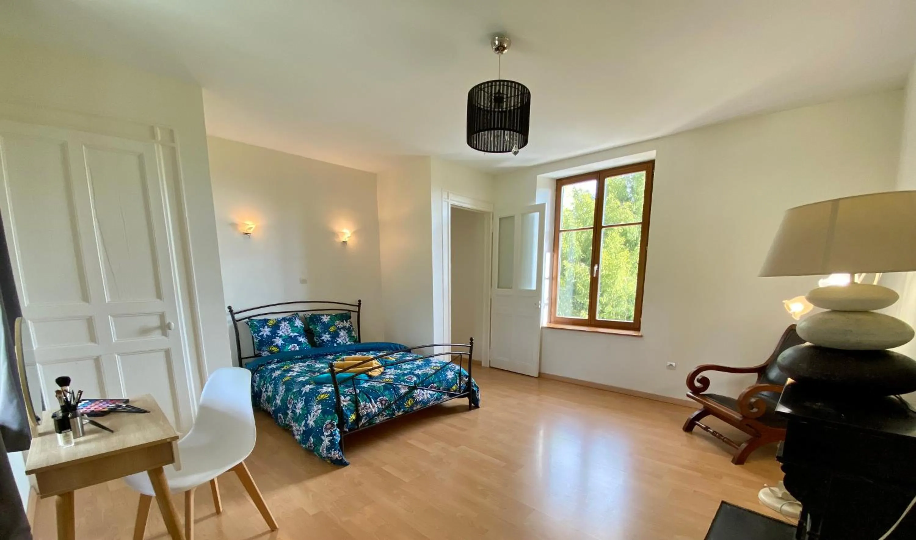 Bed in Maison de Campagne Sainte Barbe