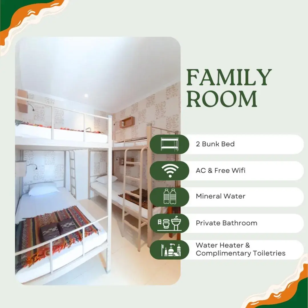 Family Room in The Cabin Purwokinanti Hotel Family Room in The Cabin Purwokinanti Hotel