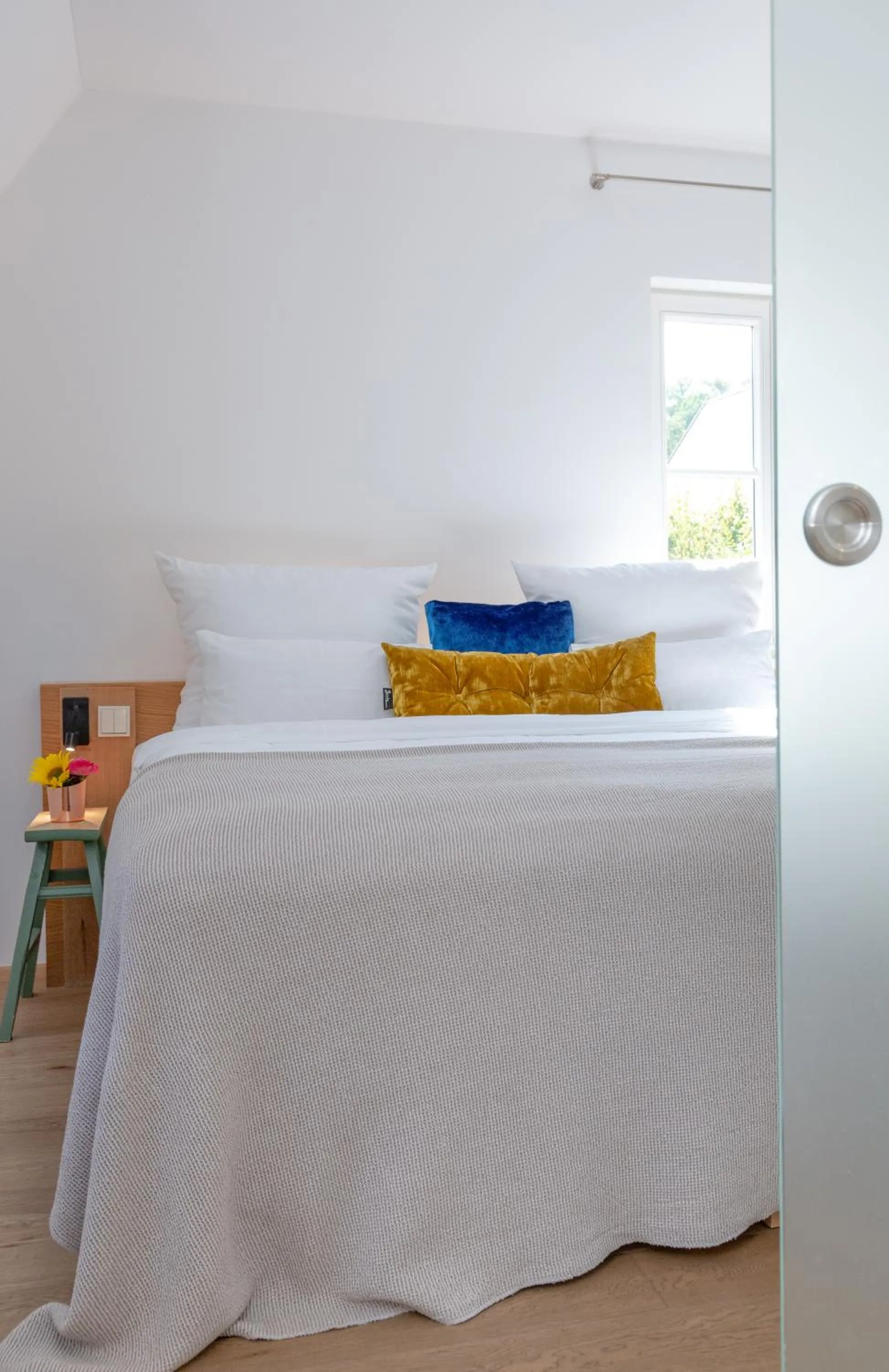 Bedroom, Bed in hezelhof hotel