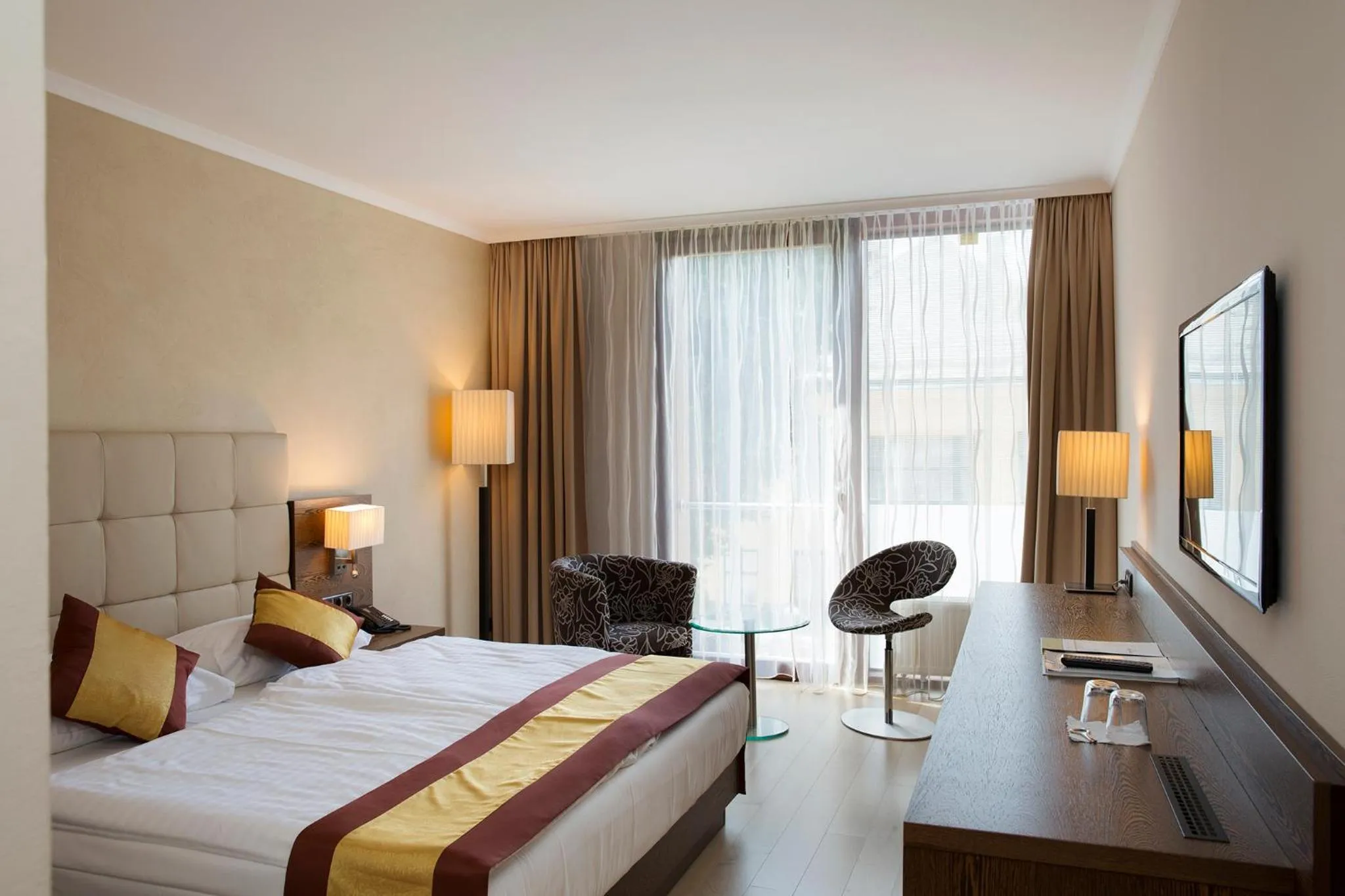 Bedroom, Bed in Hotel Sacher Baden