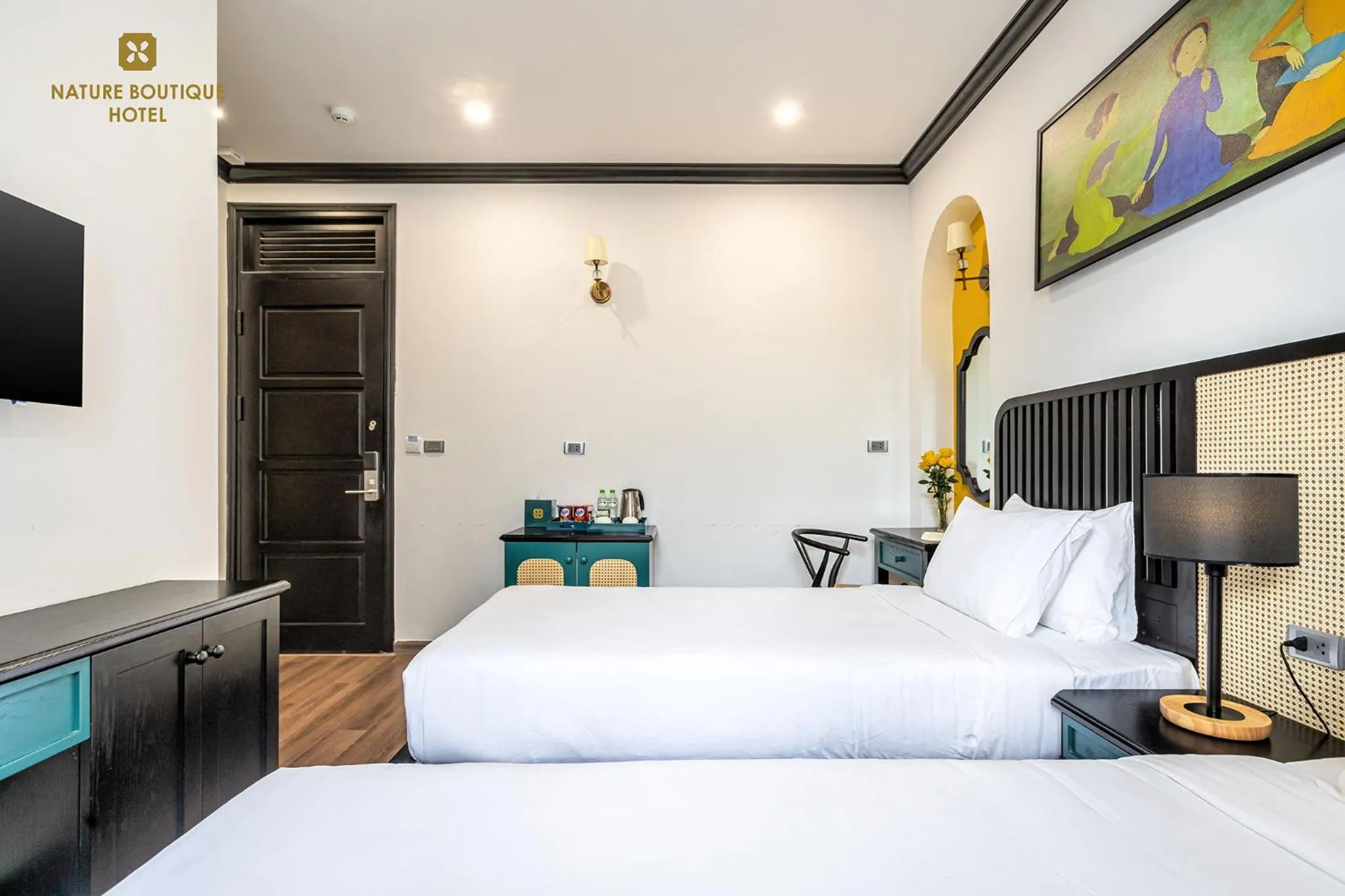 Photo of the whole room, Bed in Nature Boutique Hotel - Nguyen Thi Nghia