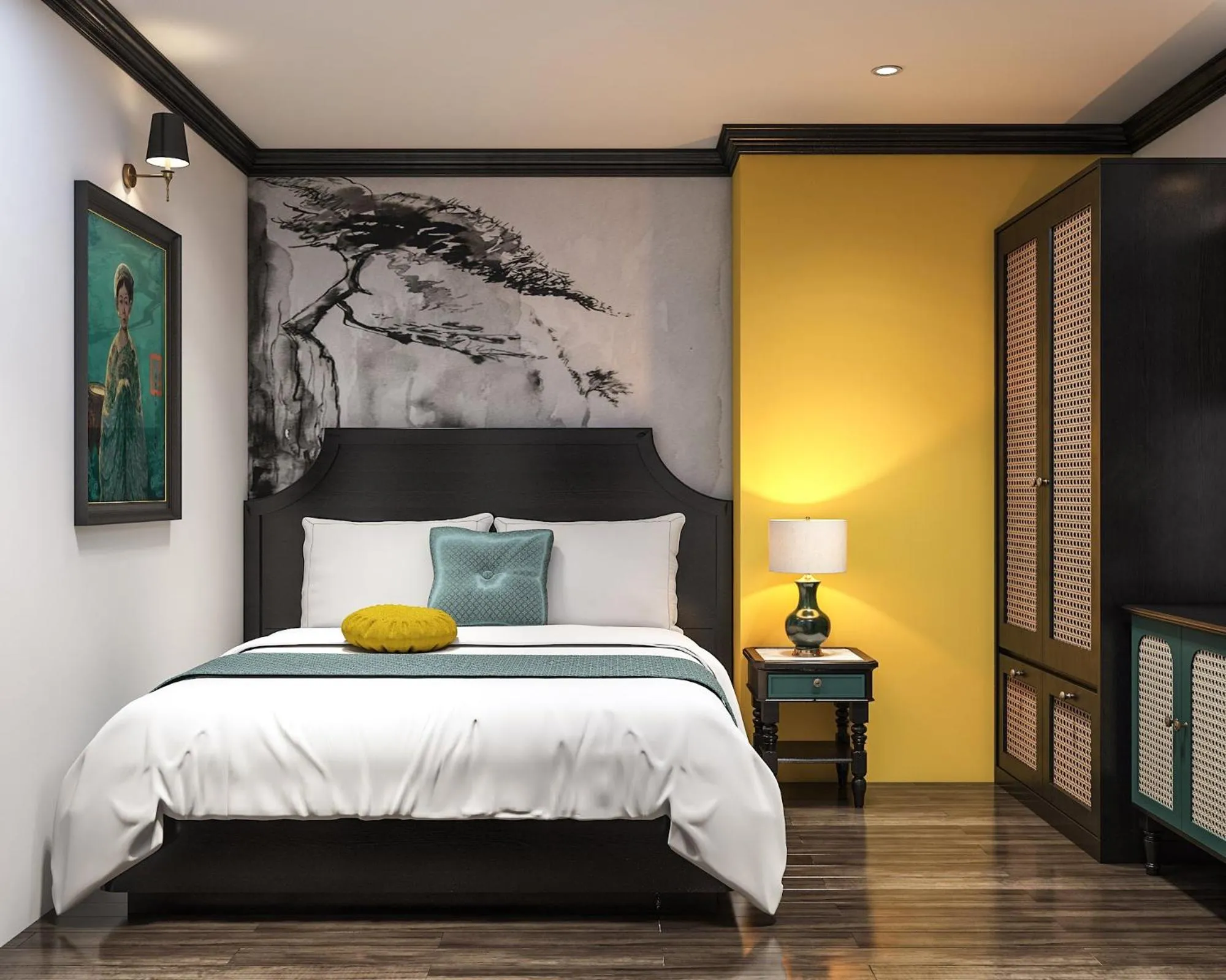 Bedroom, Bed in Nature Boutique Hotel - Nguyen Thi Nghia