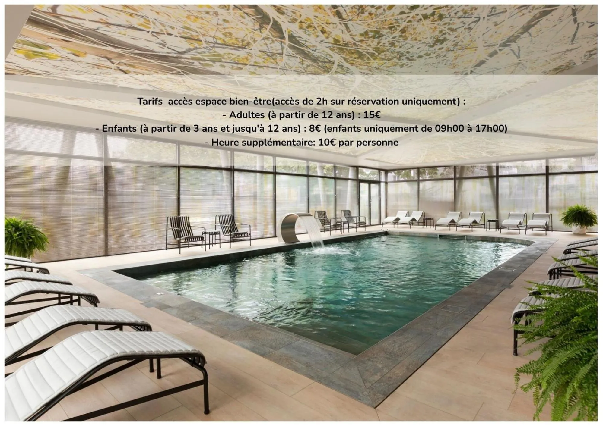 Swimming pool in Citadines Eurometropole Strasbourg