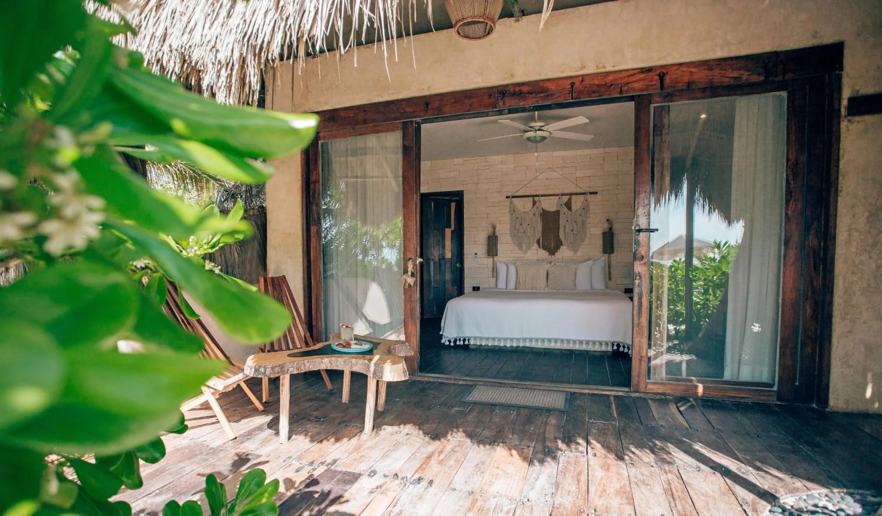 Garden in Orchid House Tulum Beach