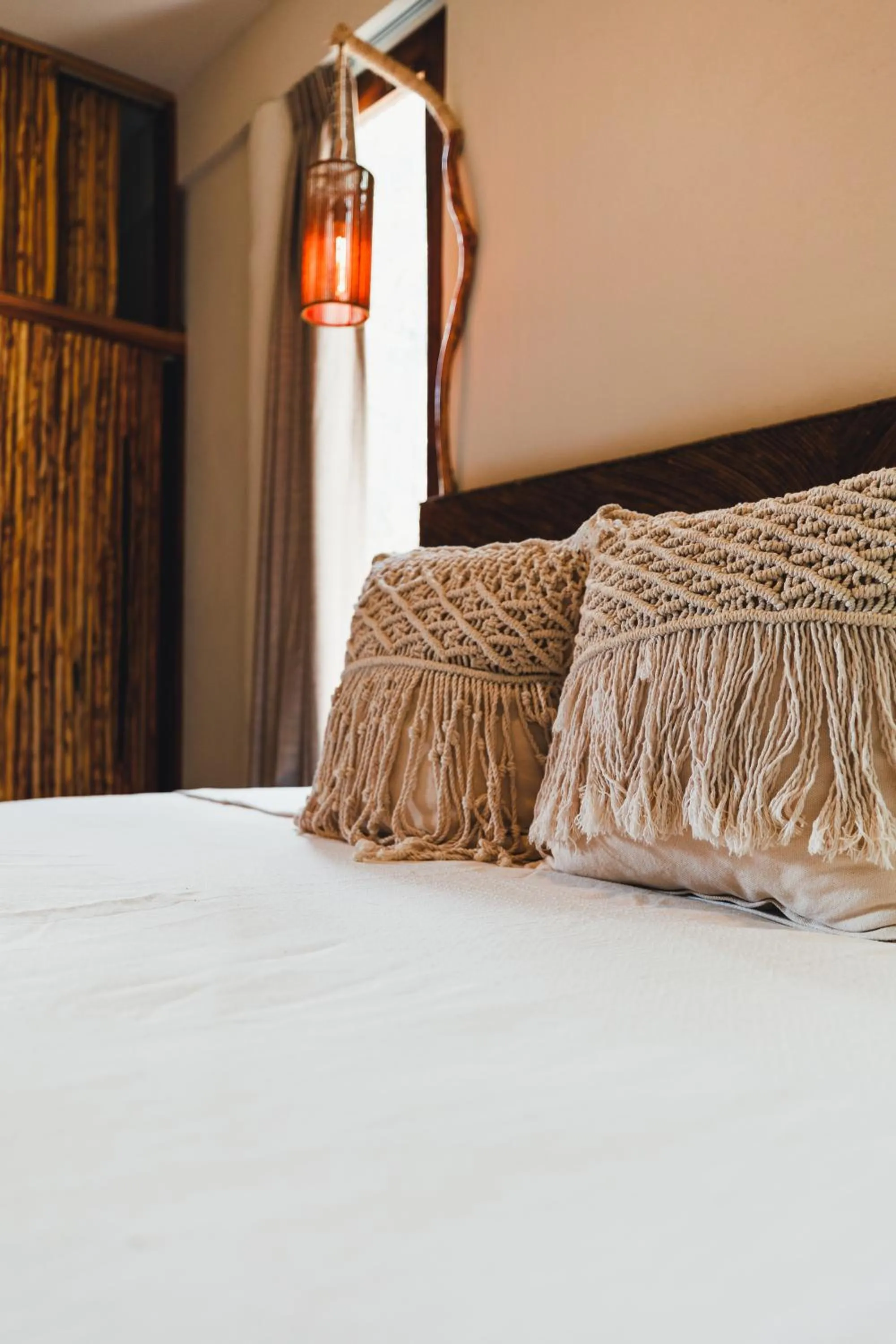 Bed in Orchid House Tulum Beach