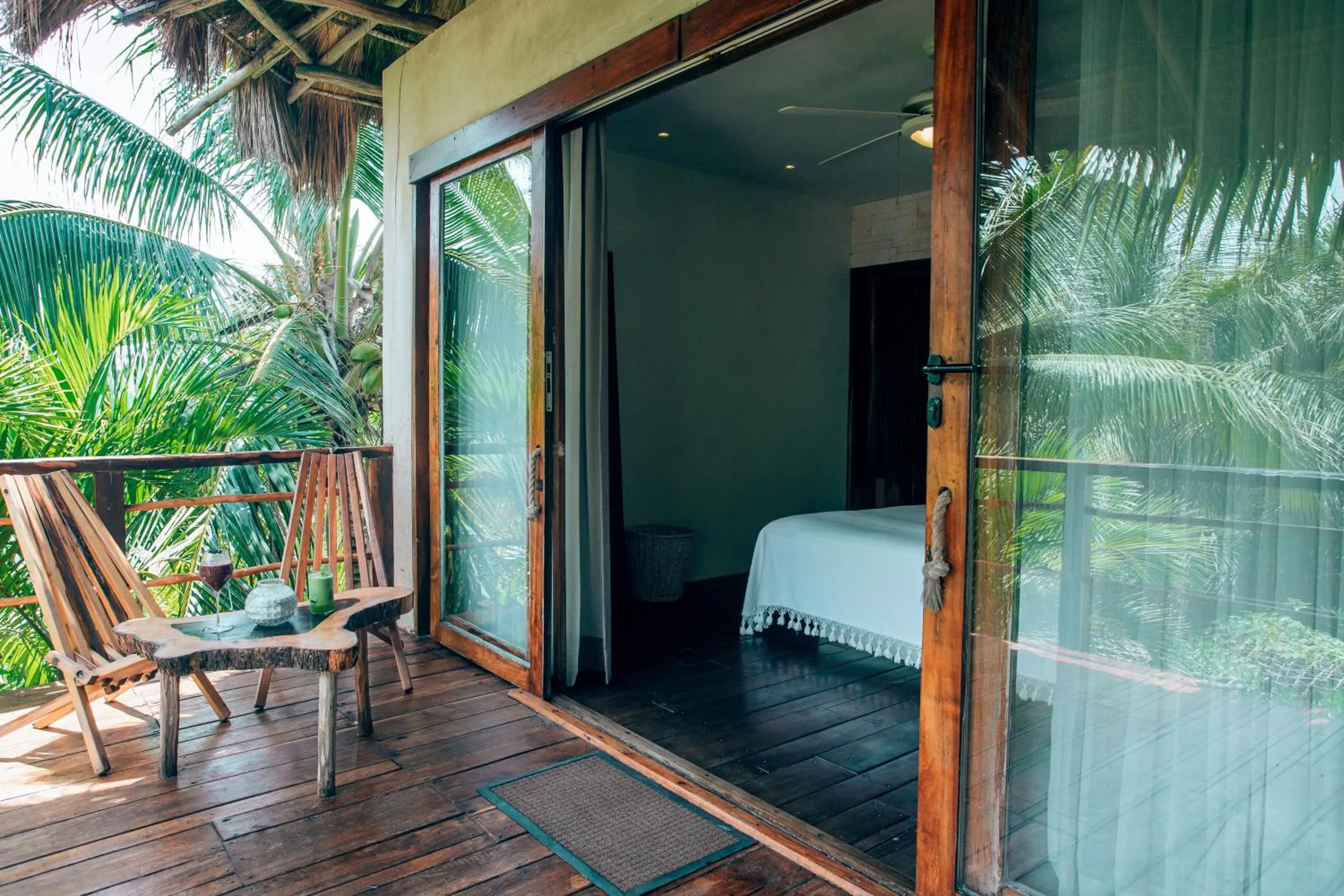 Balcony/Terrace in Orchid House Tulum Beach