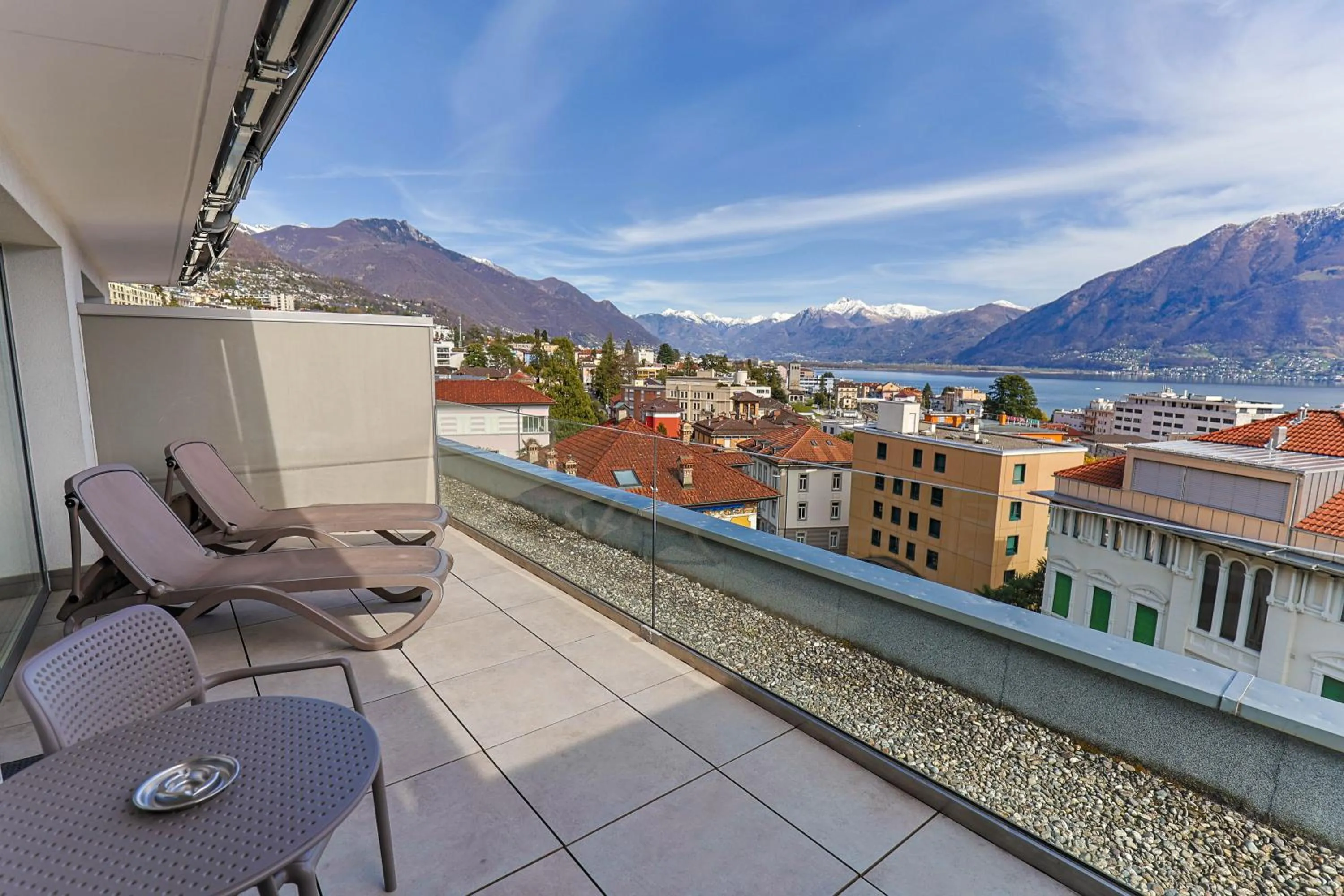 Balcony/Terrace in Hotel Muralto Locarno