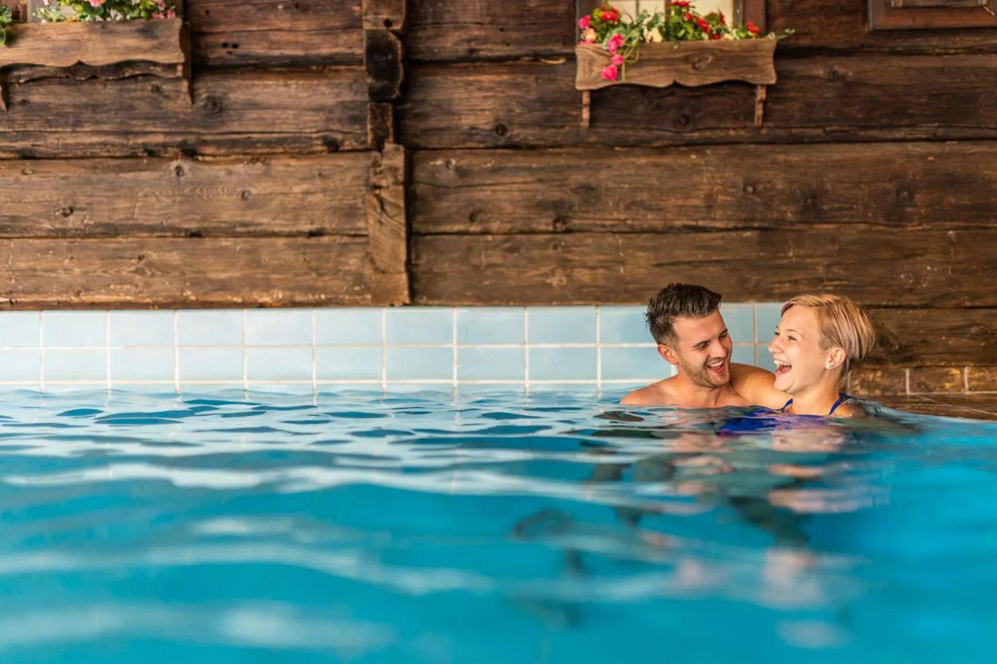 Swimming pool in Hotel Trattlerhof