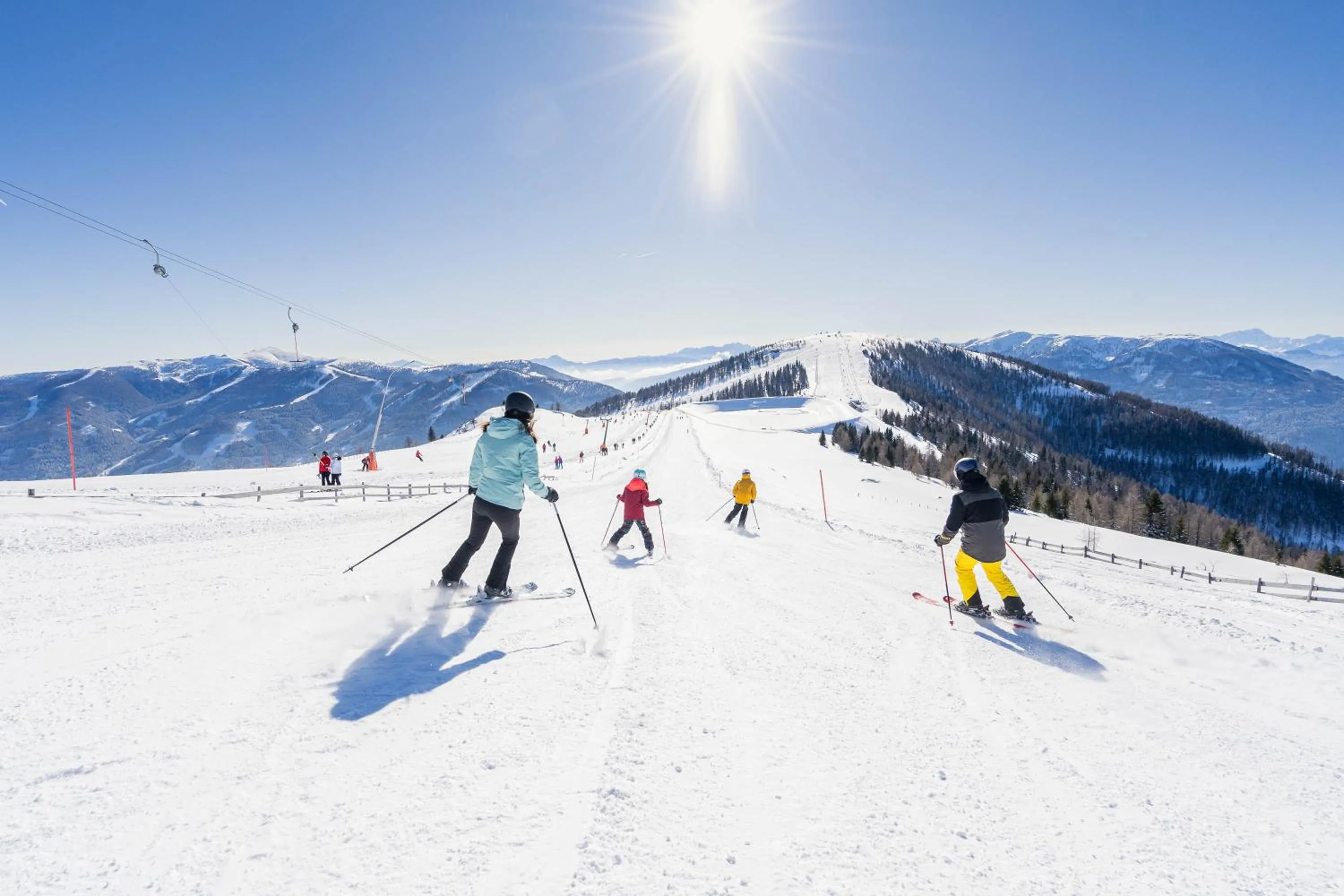 Skiing in Hotel Trattlerhof