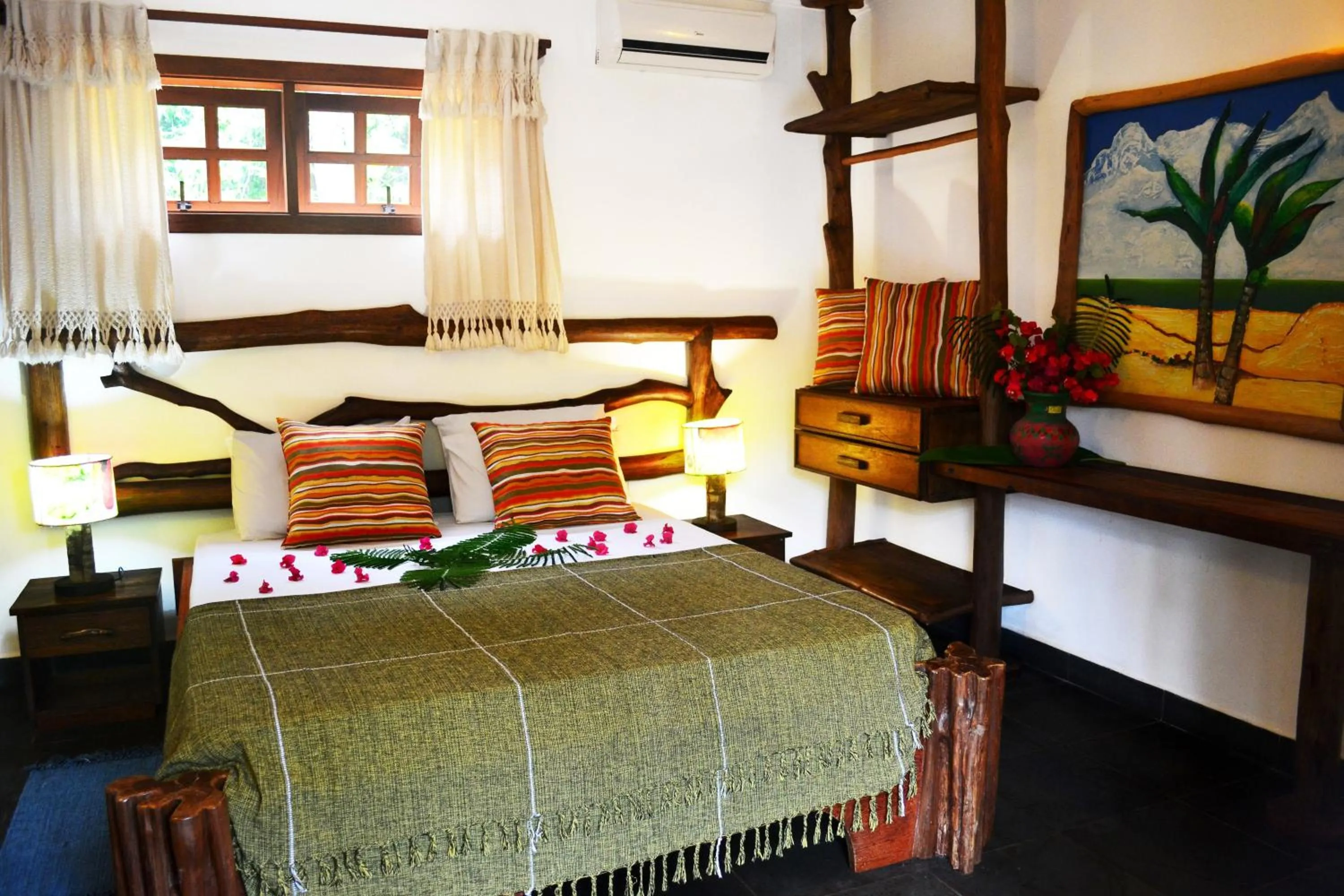 Bedroom, Bed in Pousada Vila Araticum