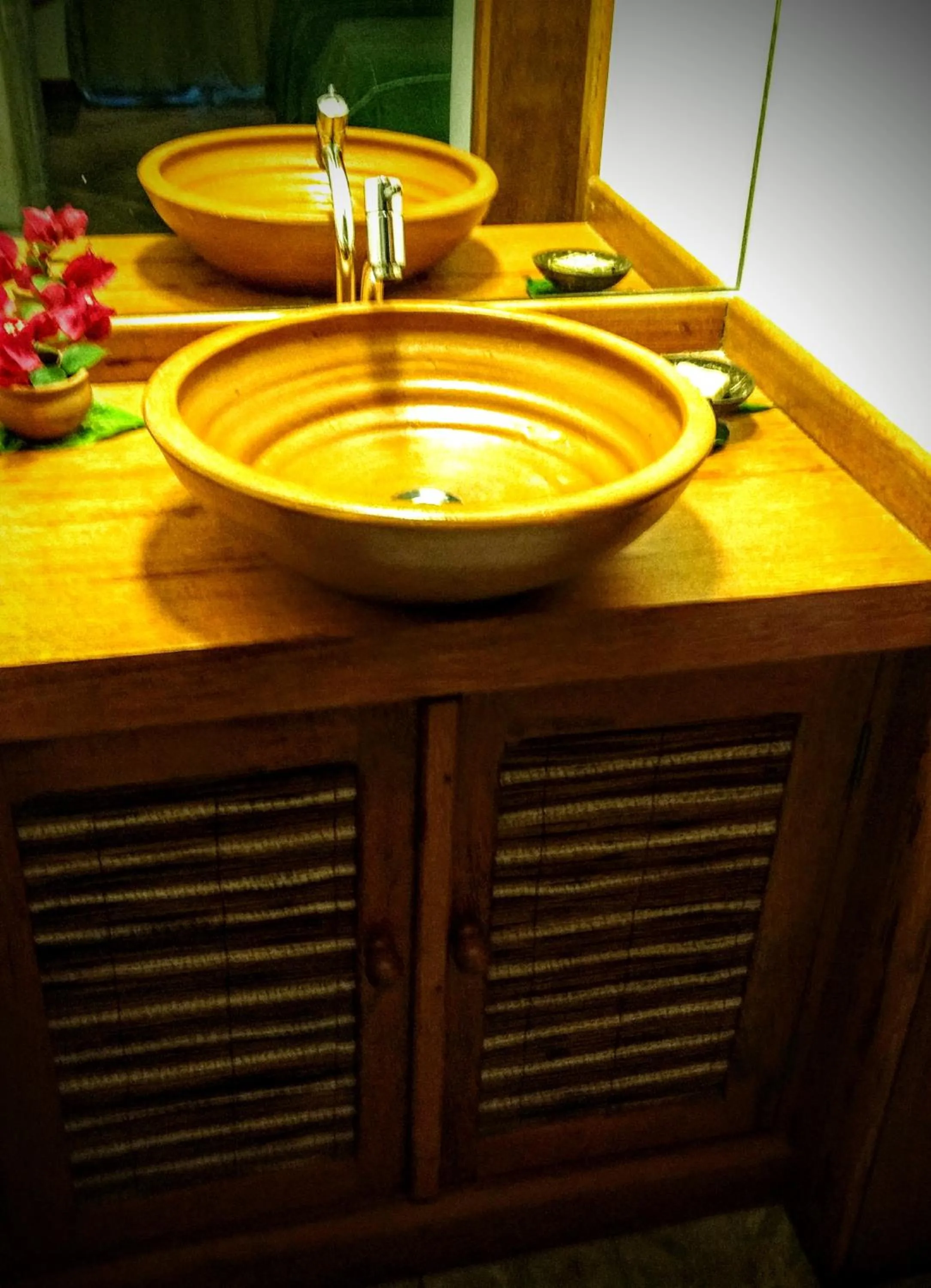 Toilet in Pousada Vila Araticum