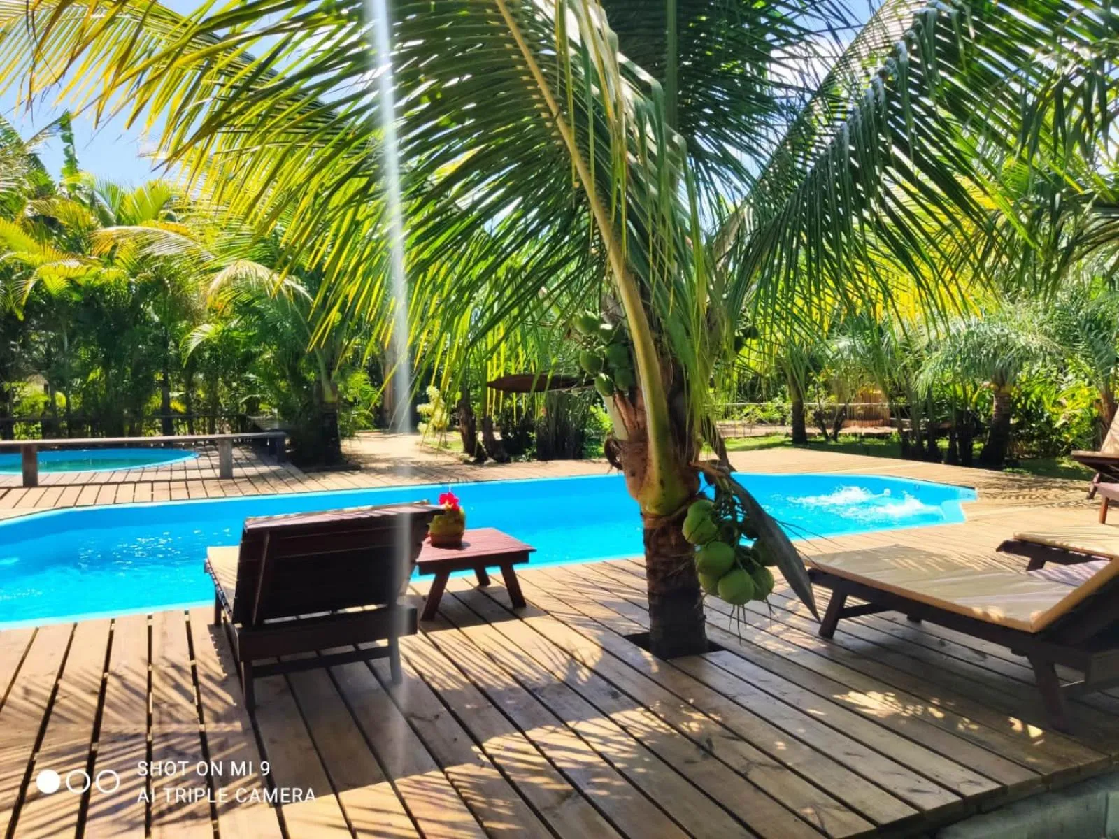 Swimming pool in Pousada Vila Araticum