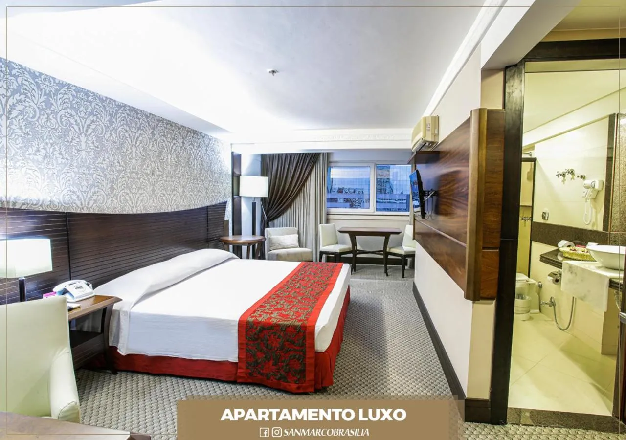 Food close-up, Bed in San Marco Hotel Brasília