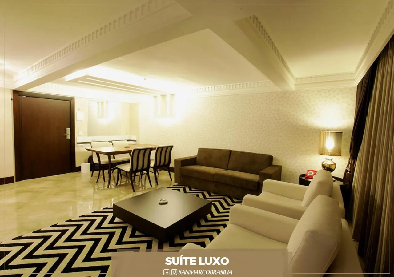 Living room in San Marco Hotel Brasília