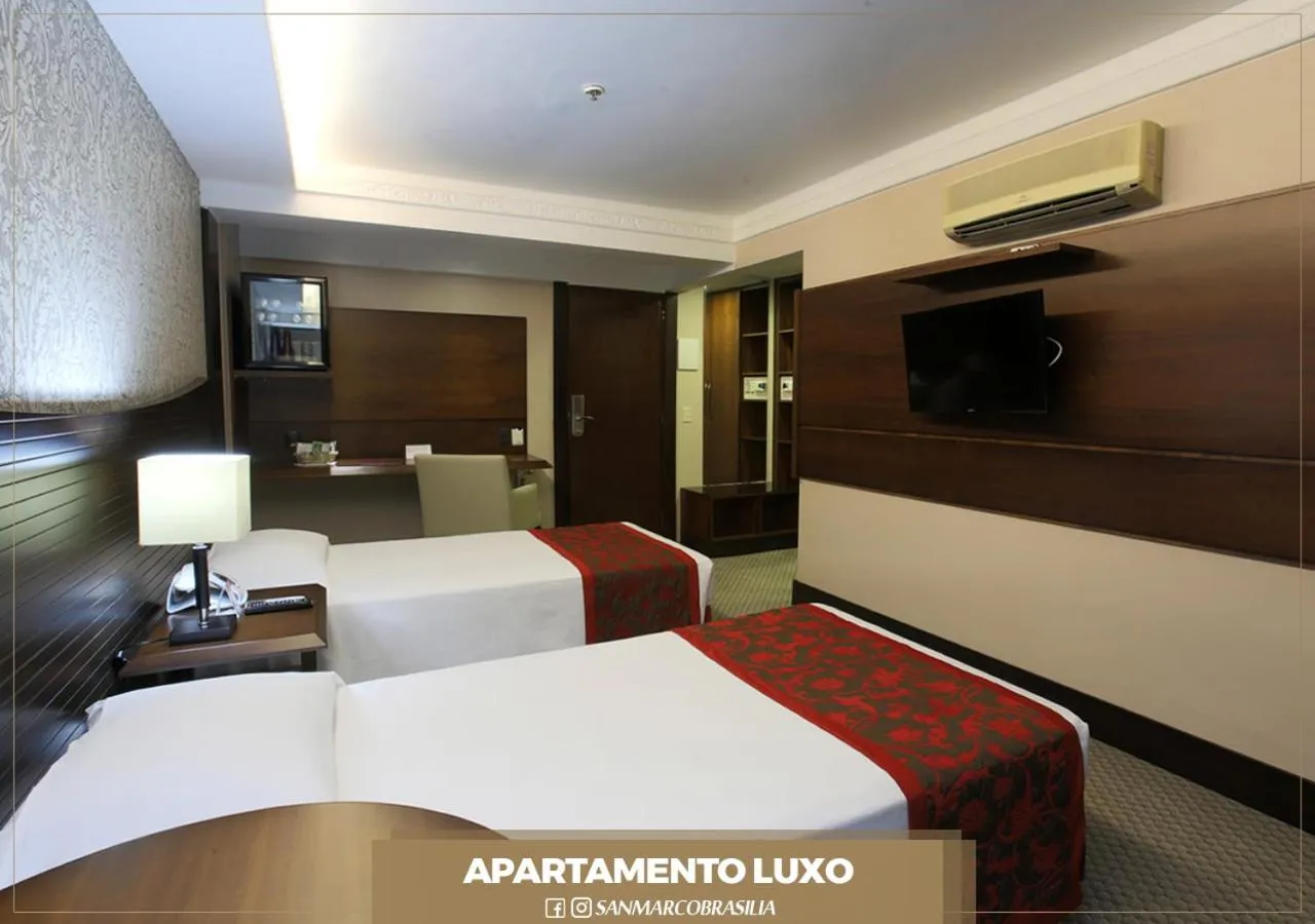 Food close-up, Bed in San Marco Hotel Brasília