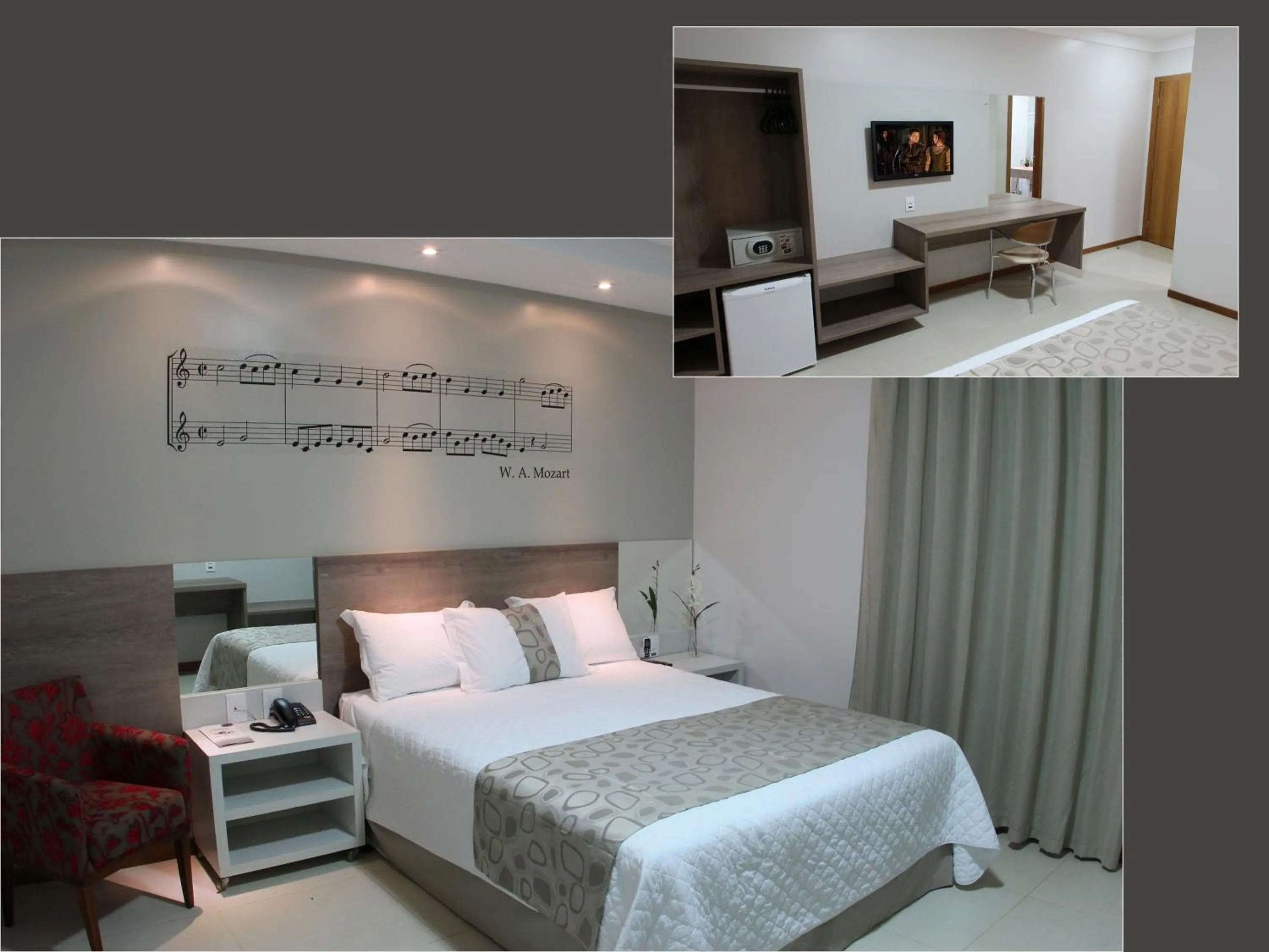 Decorative detail, Bed in L´acordes Hotel