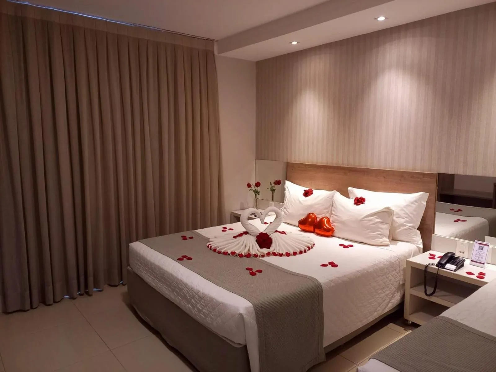 Bed in L´acordes Hotel