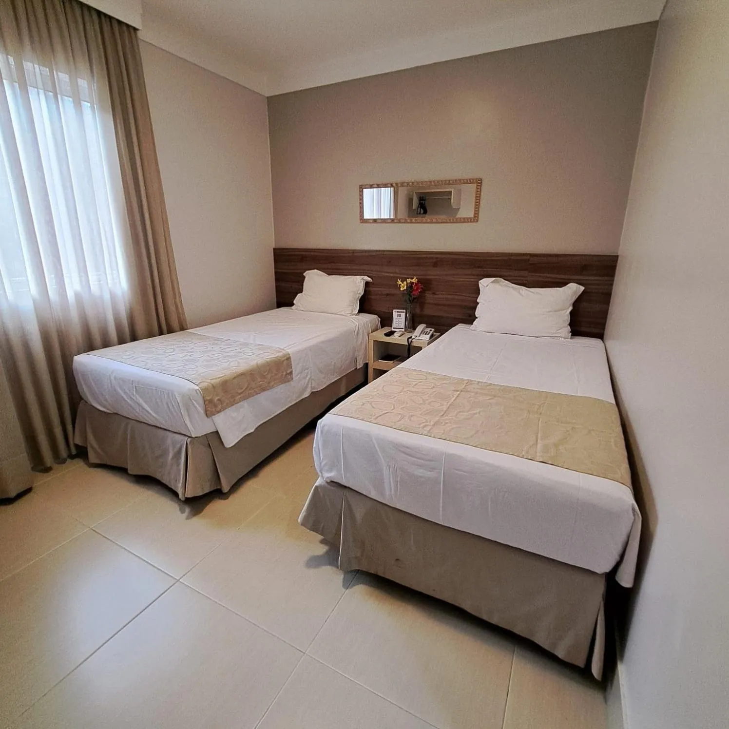 Bed in L´acordes Hotel