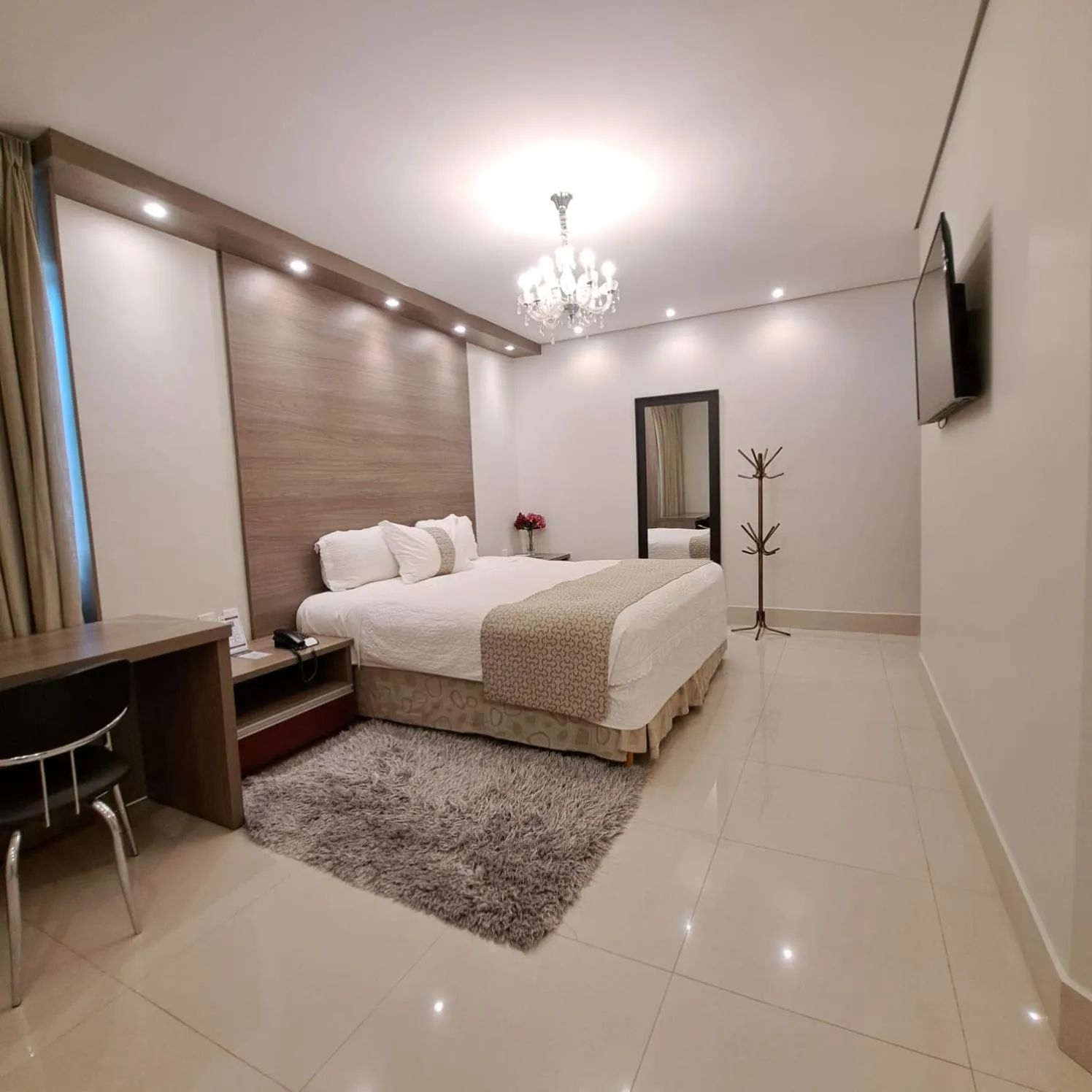 Bed in L´acordes Hotel