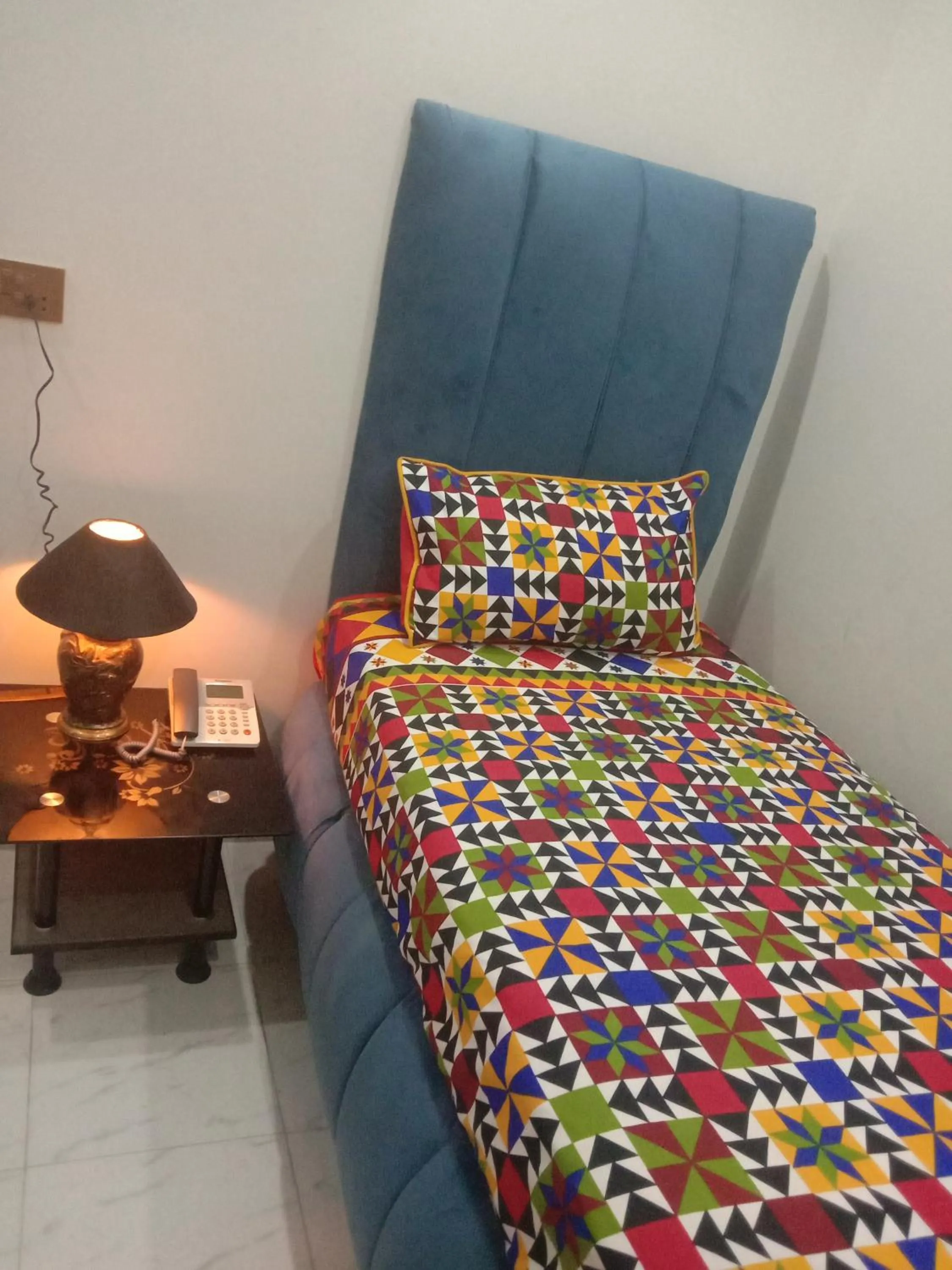 Bed in New Taj Hotel