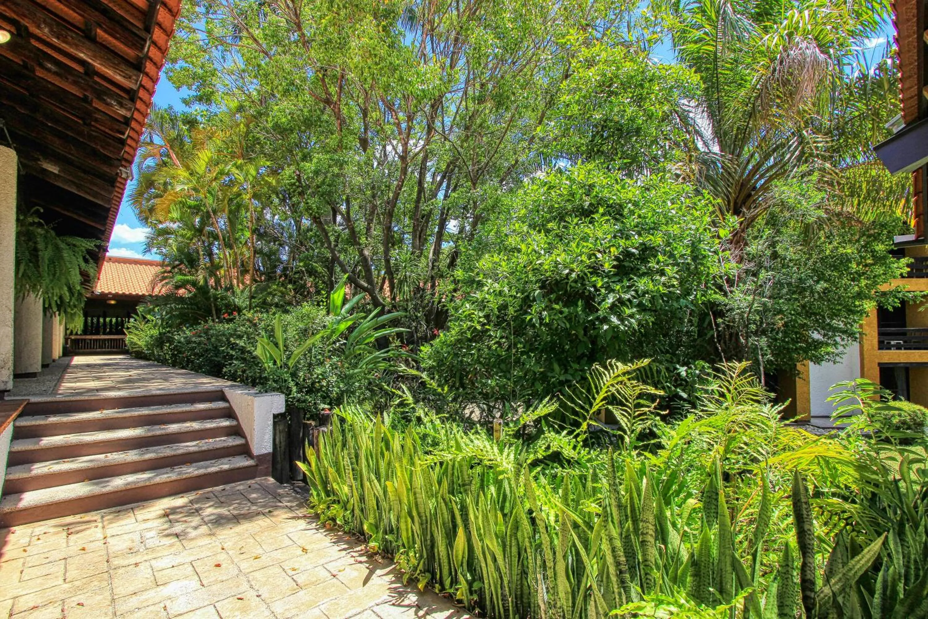 Garden in Hotel Ciudad Real Palenque