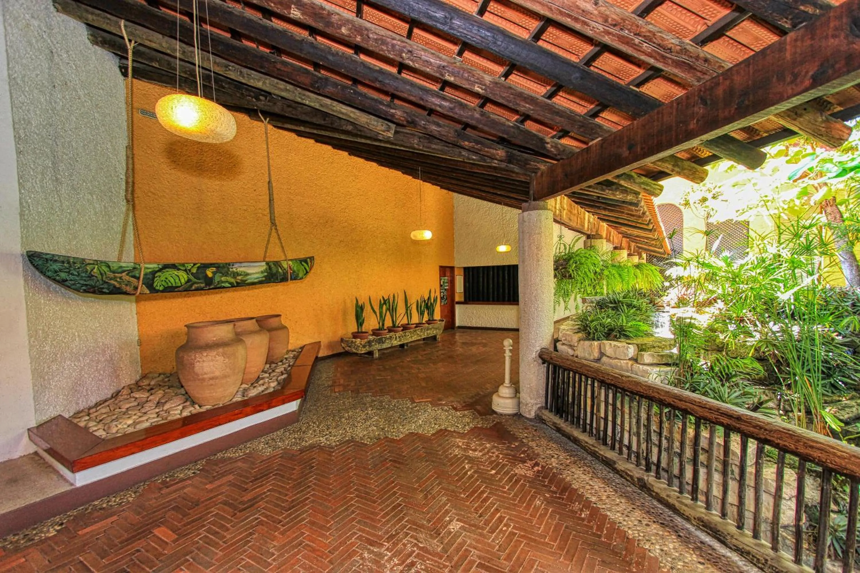 Lobby or reception in Hotel Ciudad Real Palenque