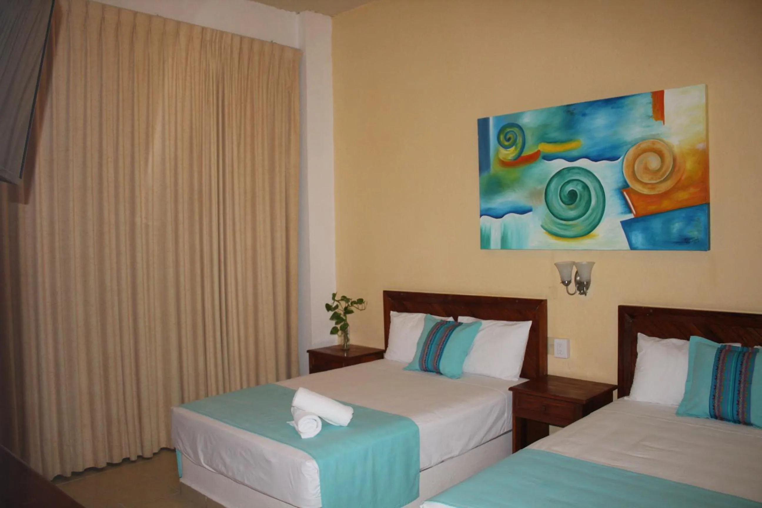 Bed in Hotel Arenas del Pacifico