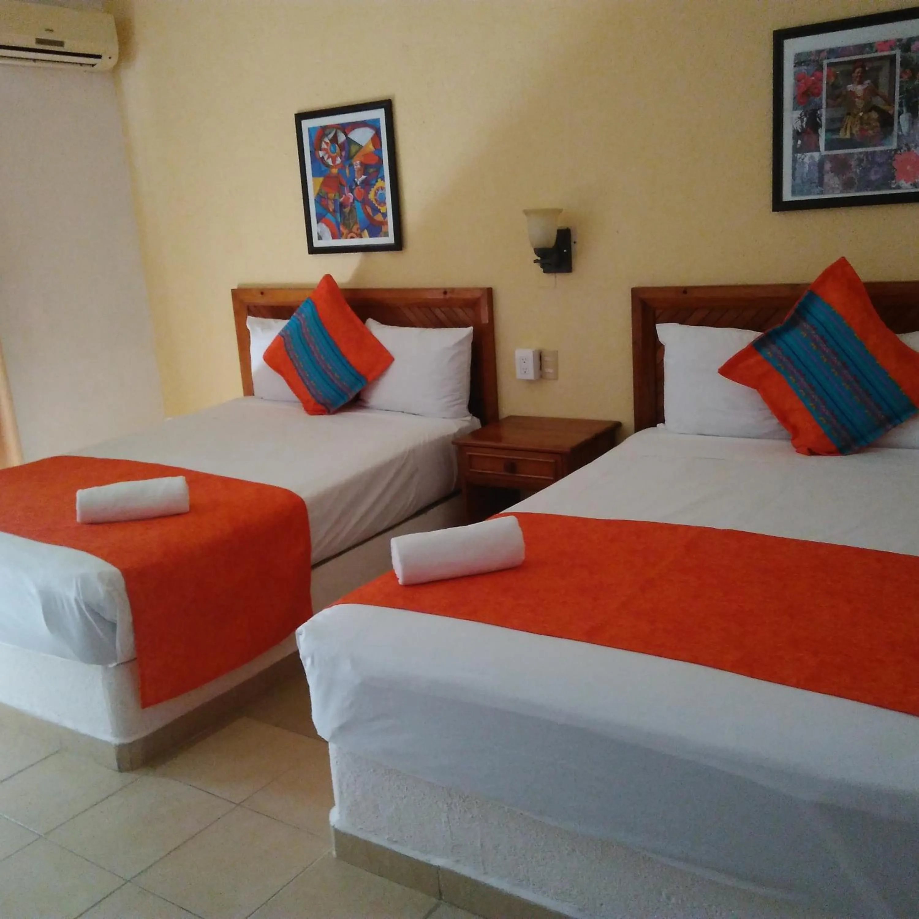 Bed in Hotel Arenas del Pacifico