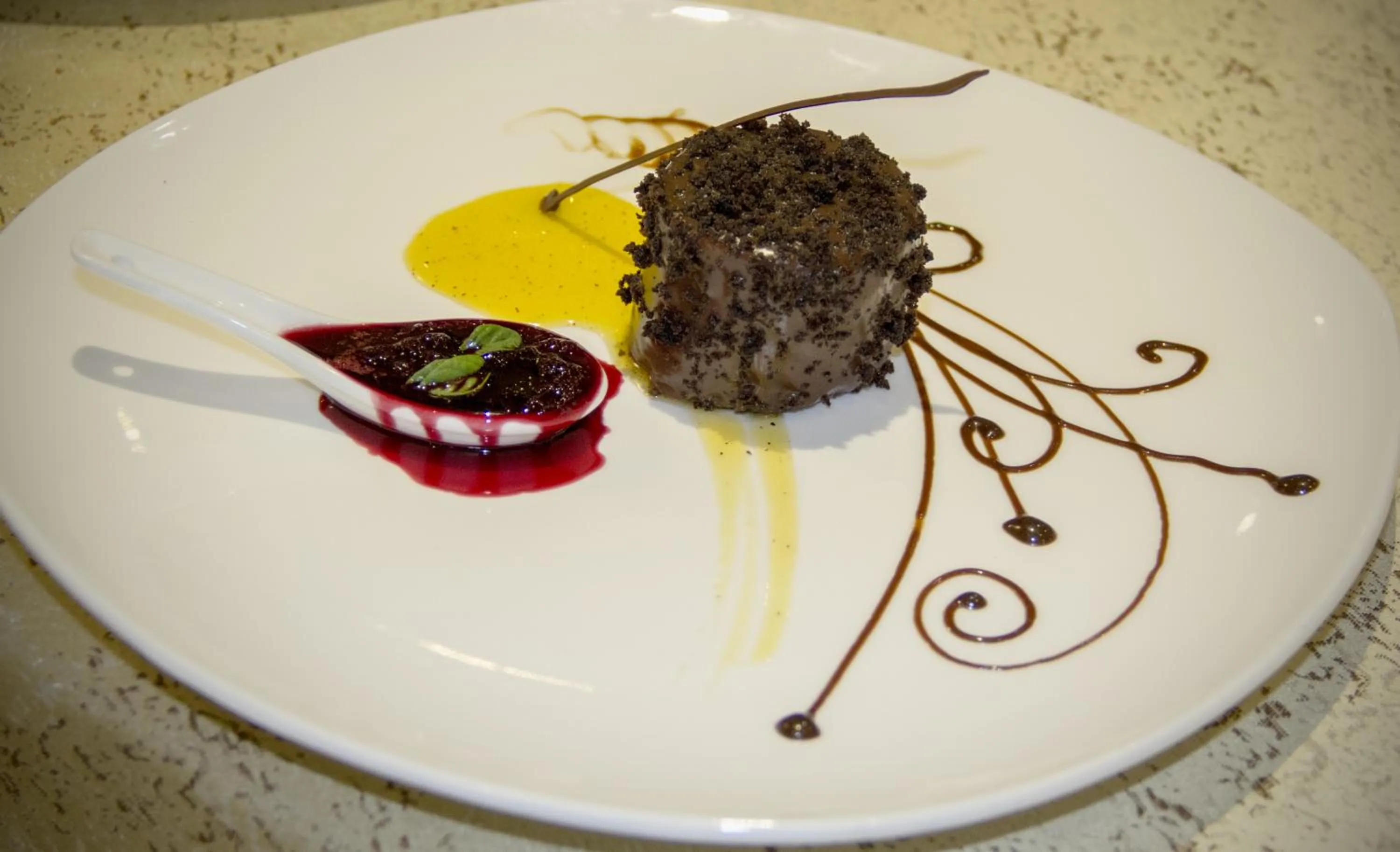 Food close-up in Kingdom Hotel