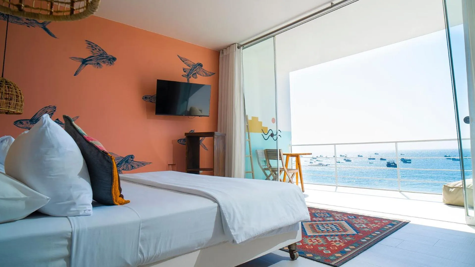 Sea view, Bed in Selina Mancora