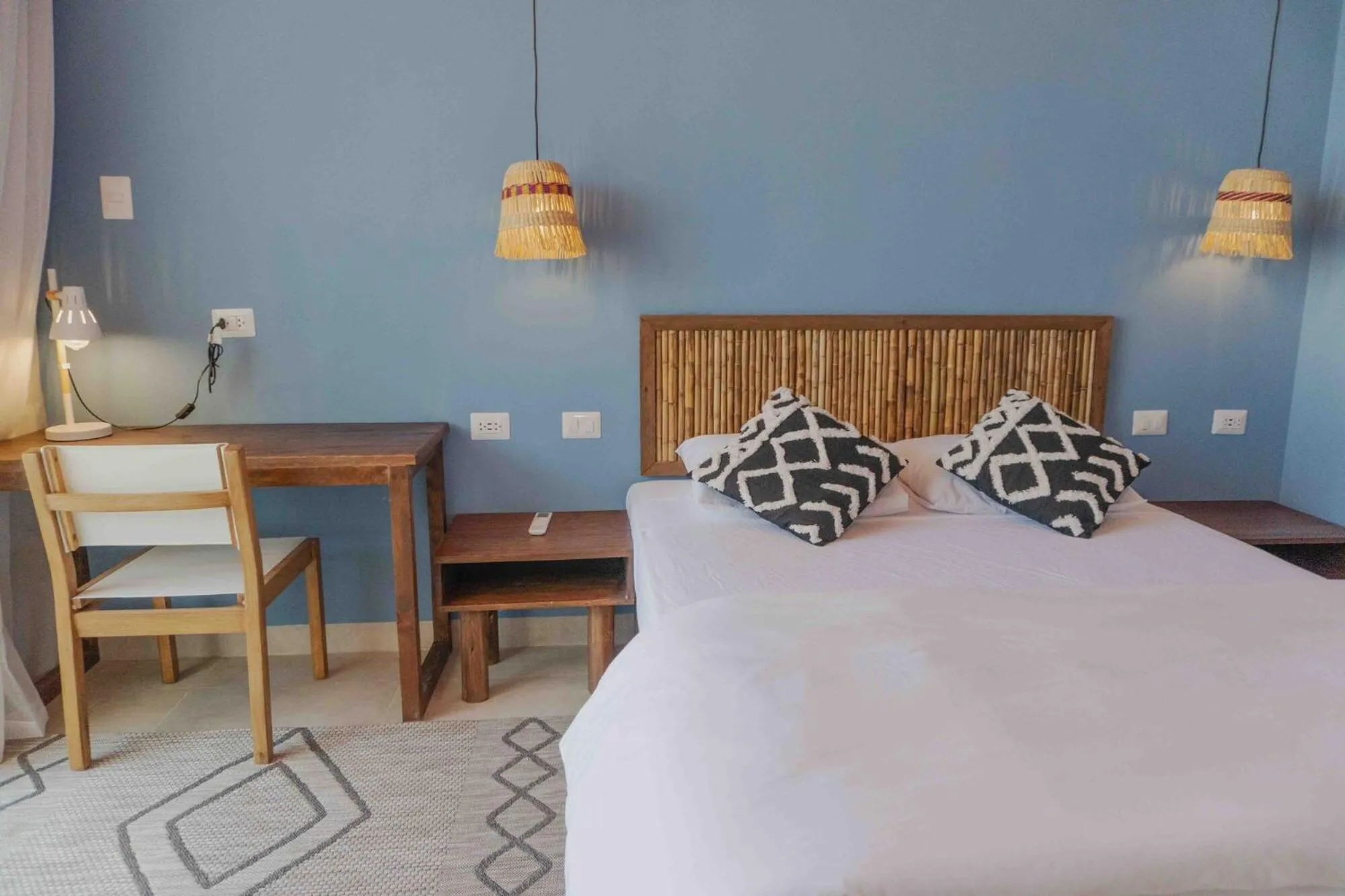 Property building, Bed in qema Mancora