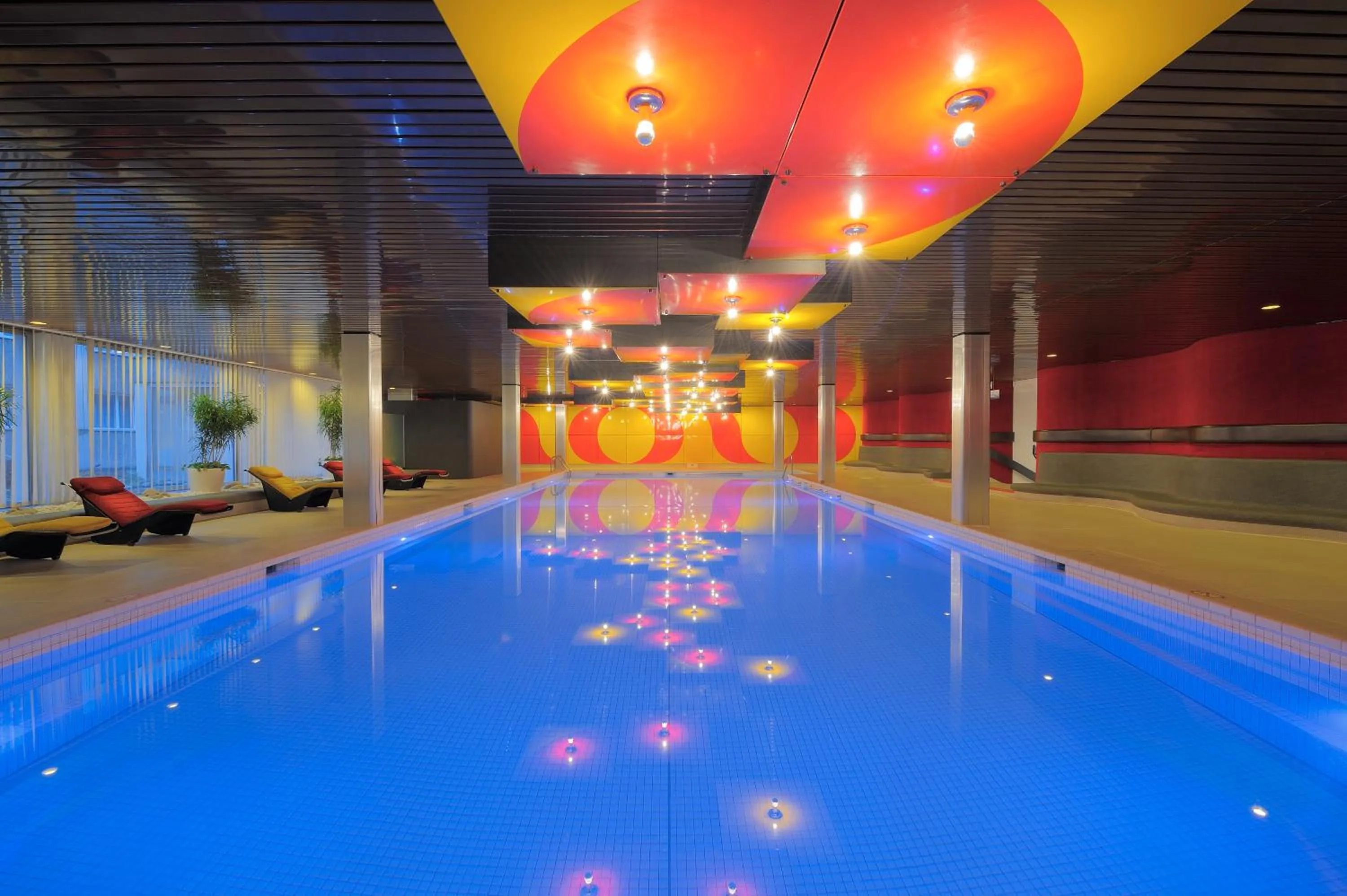 Swimming pool in Radisson Blu, Basel