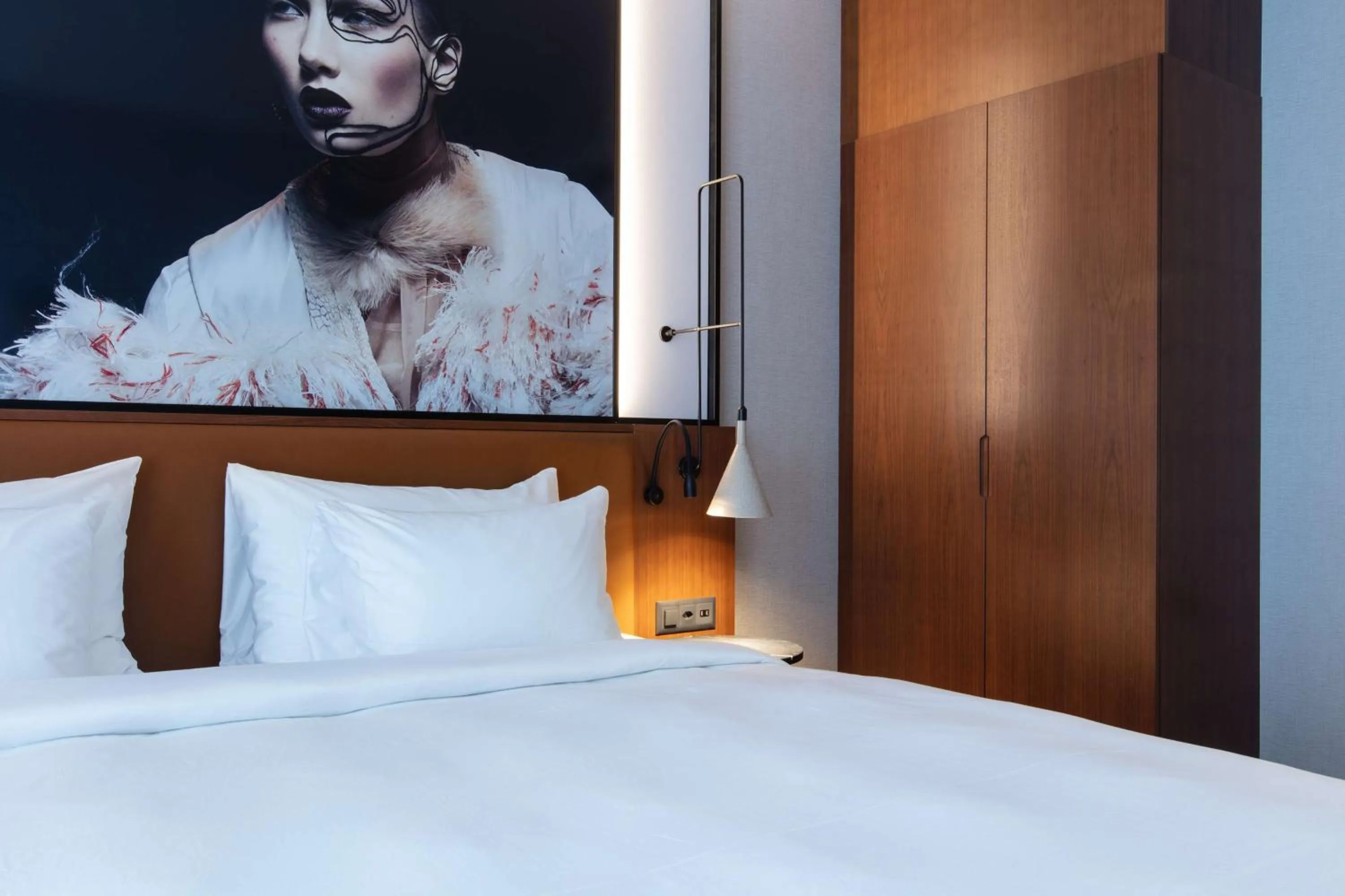 Photo of the whole room, Bed in Radisson Blu, Basel