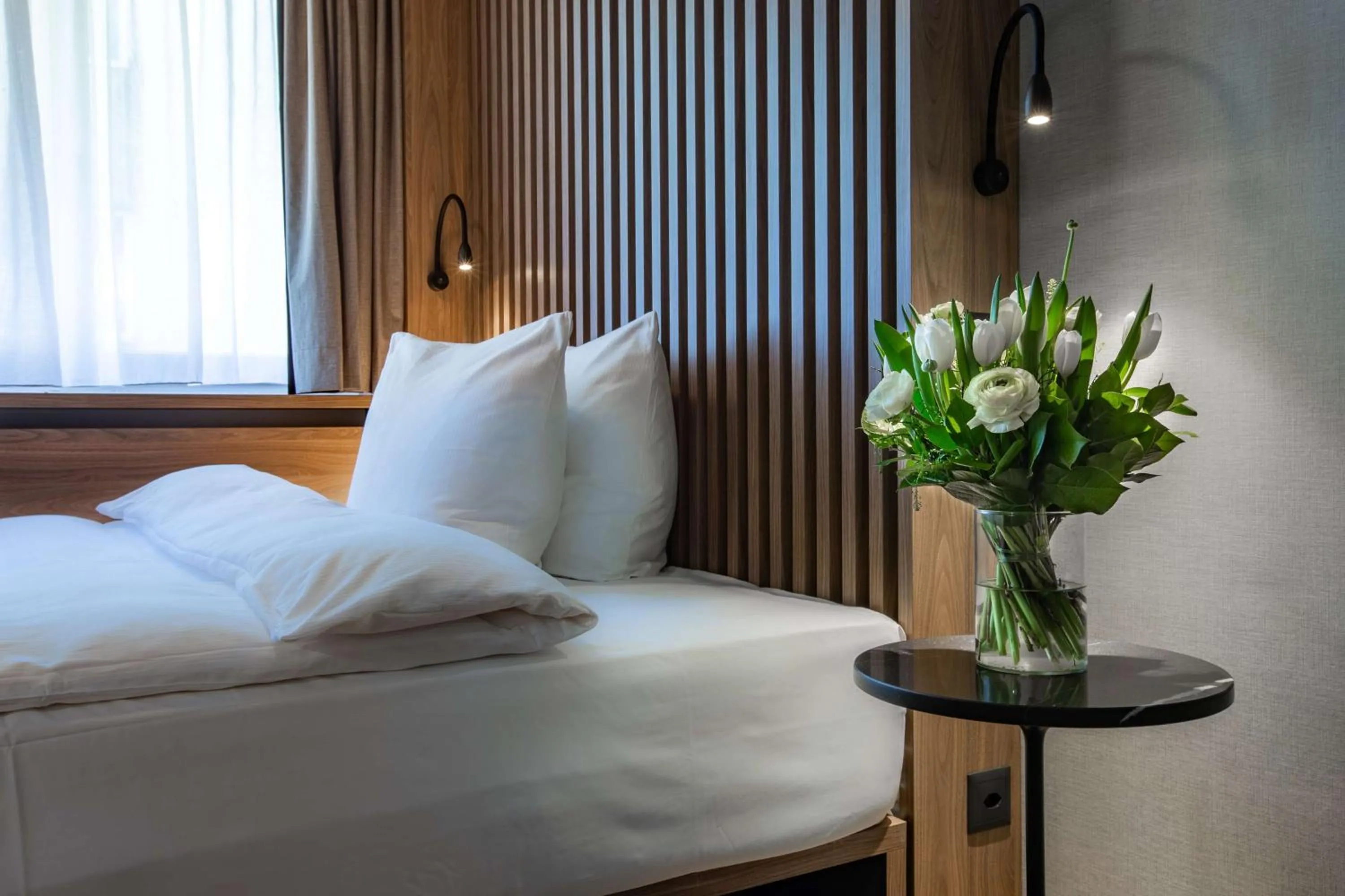 Bed in Radisson Blu, Basel