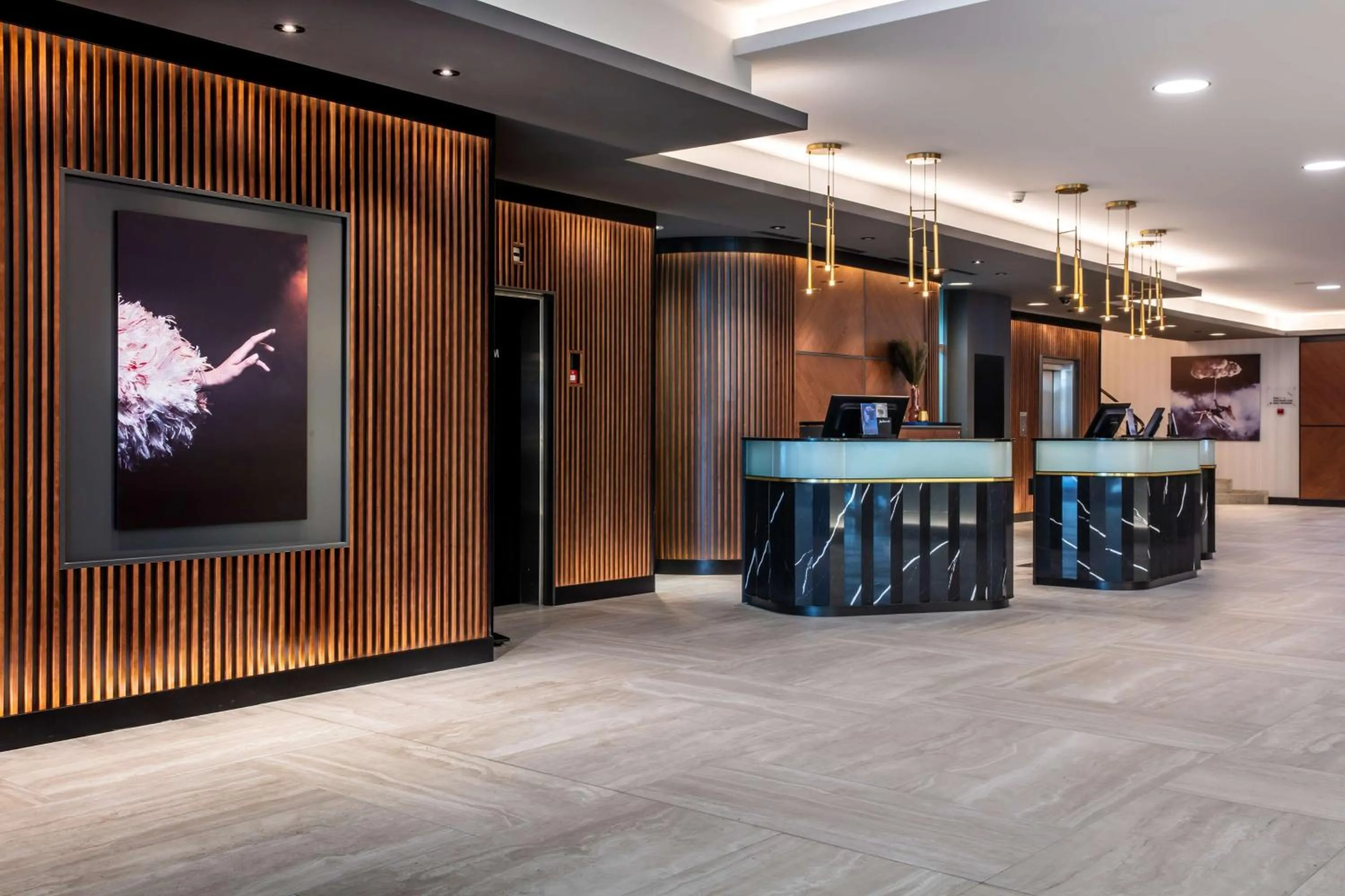 Lobby or reception in Radisson Blu, Basel