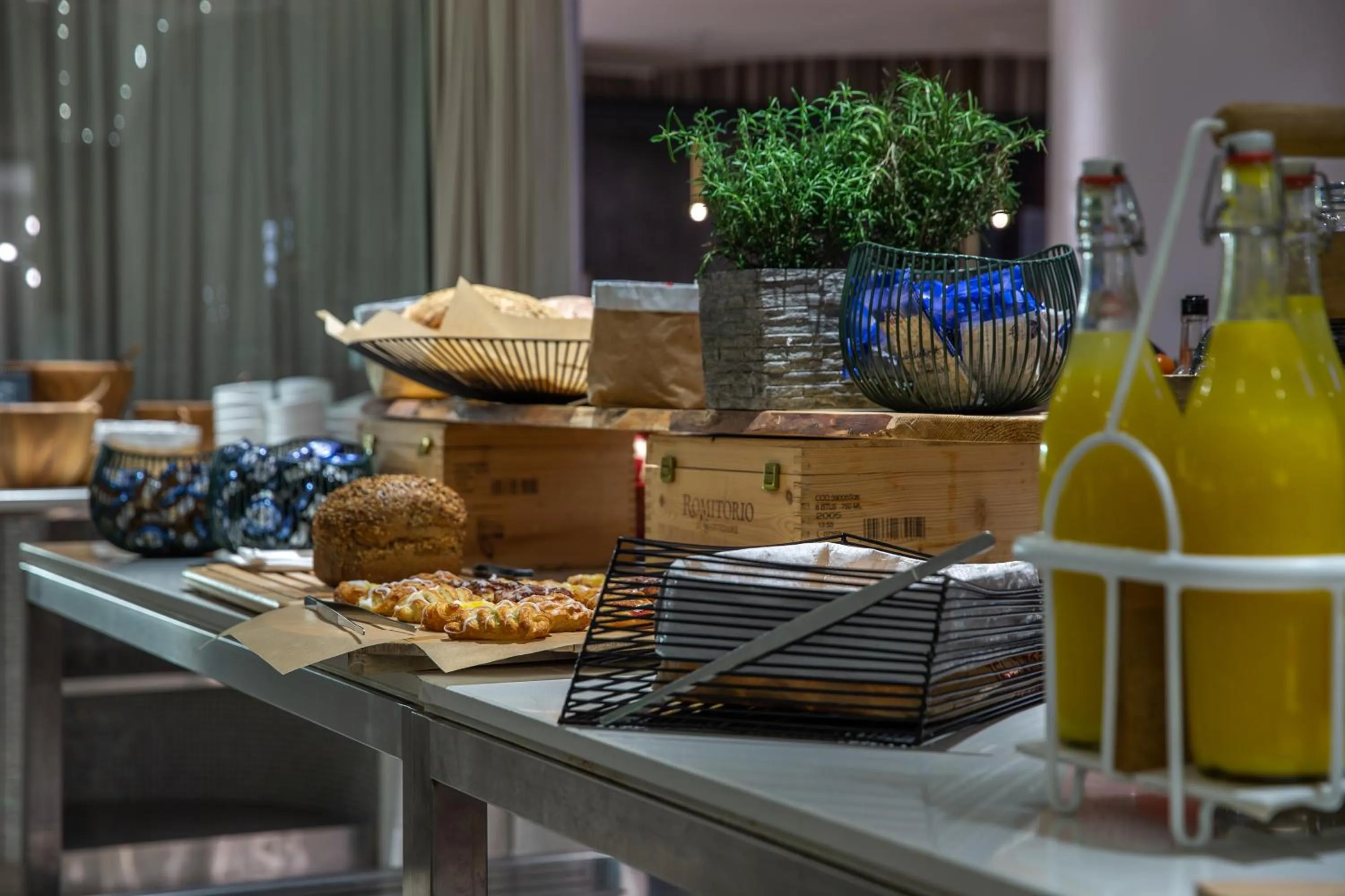 Buffet breakfast in Radisson Blu, Basel