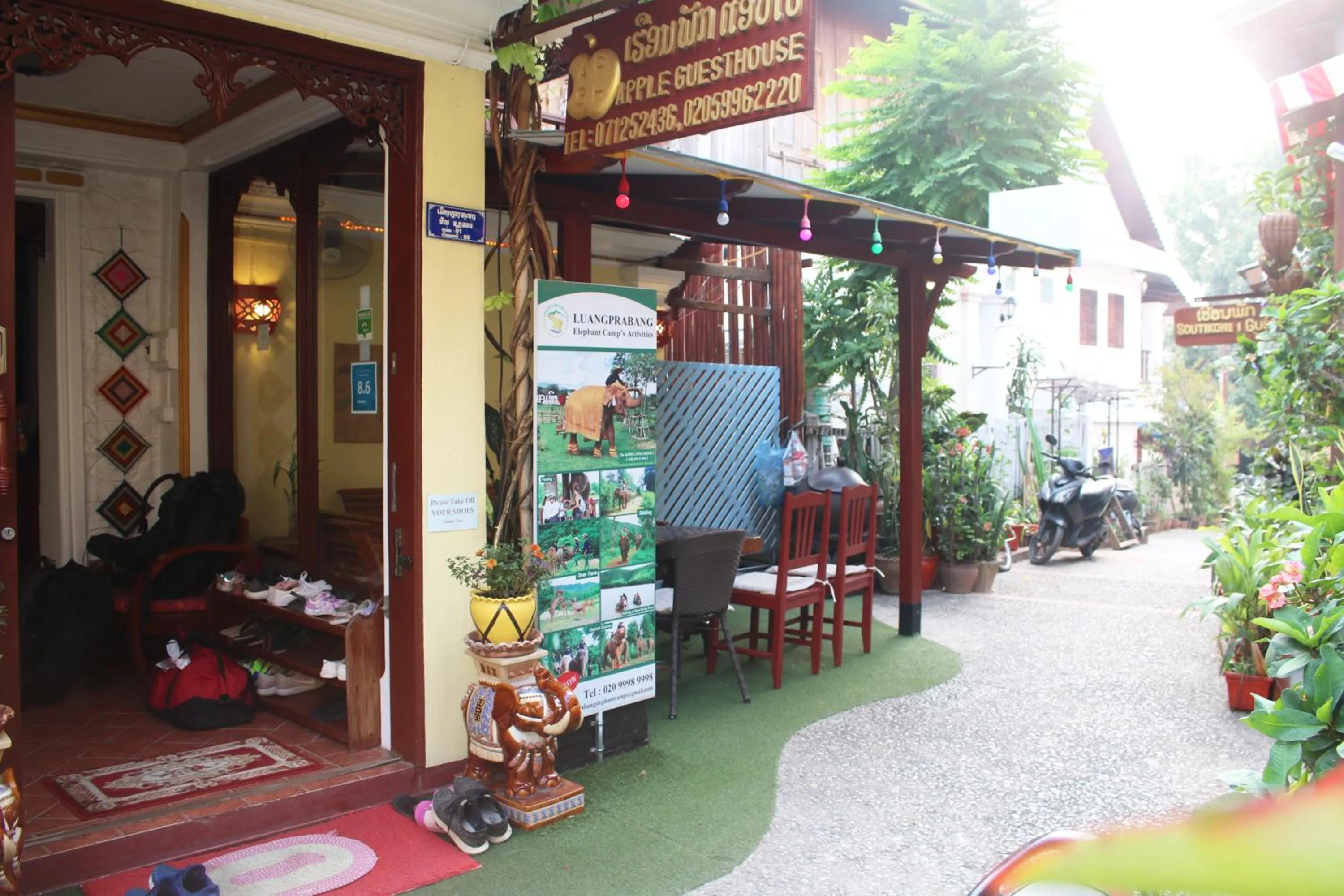 Facade/entrance in Apple Guesthouse