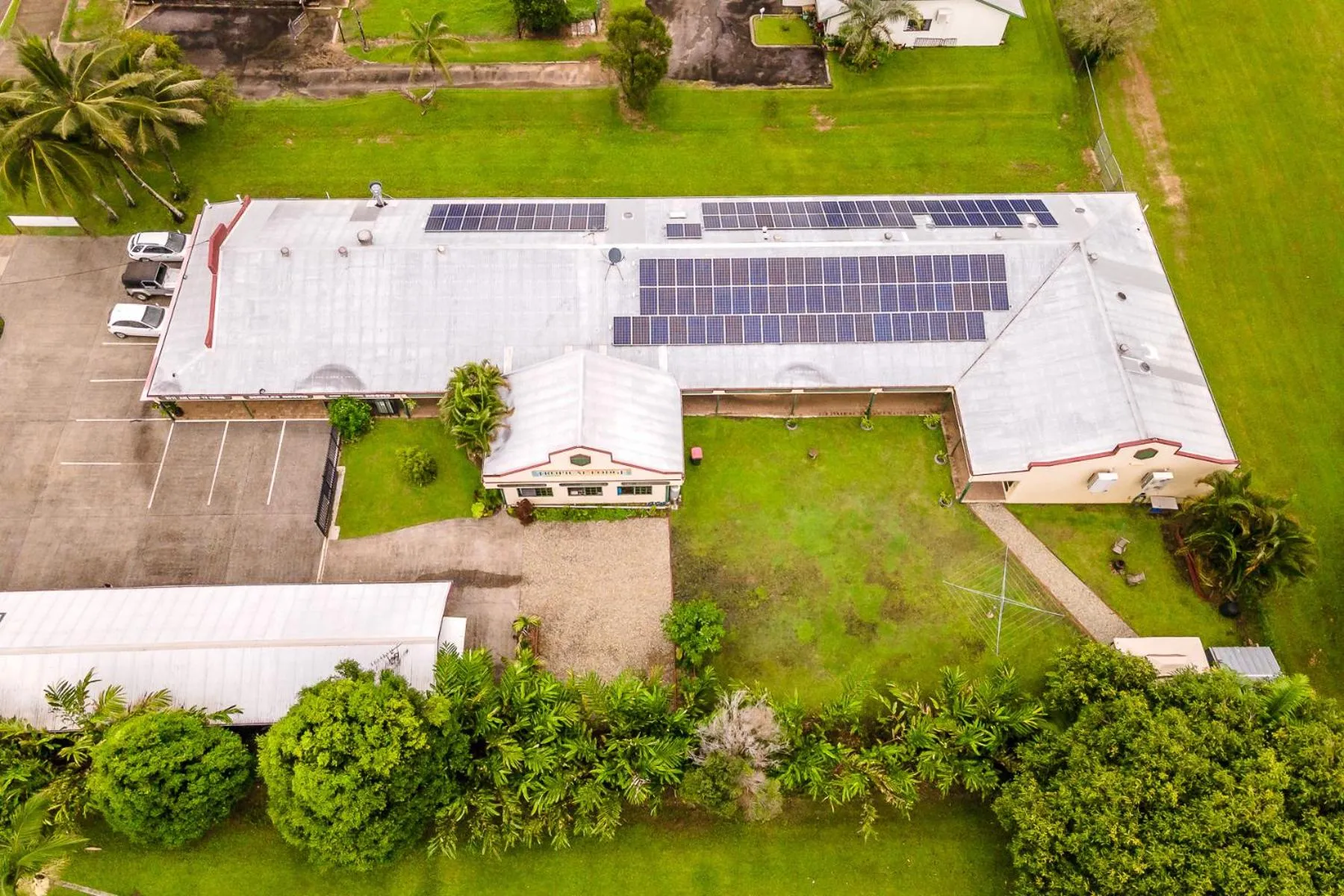 Property building in Tropical Lodge