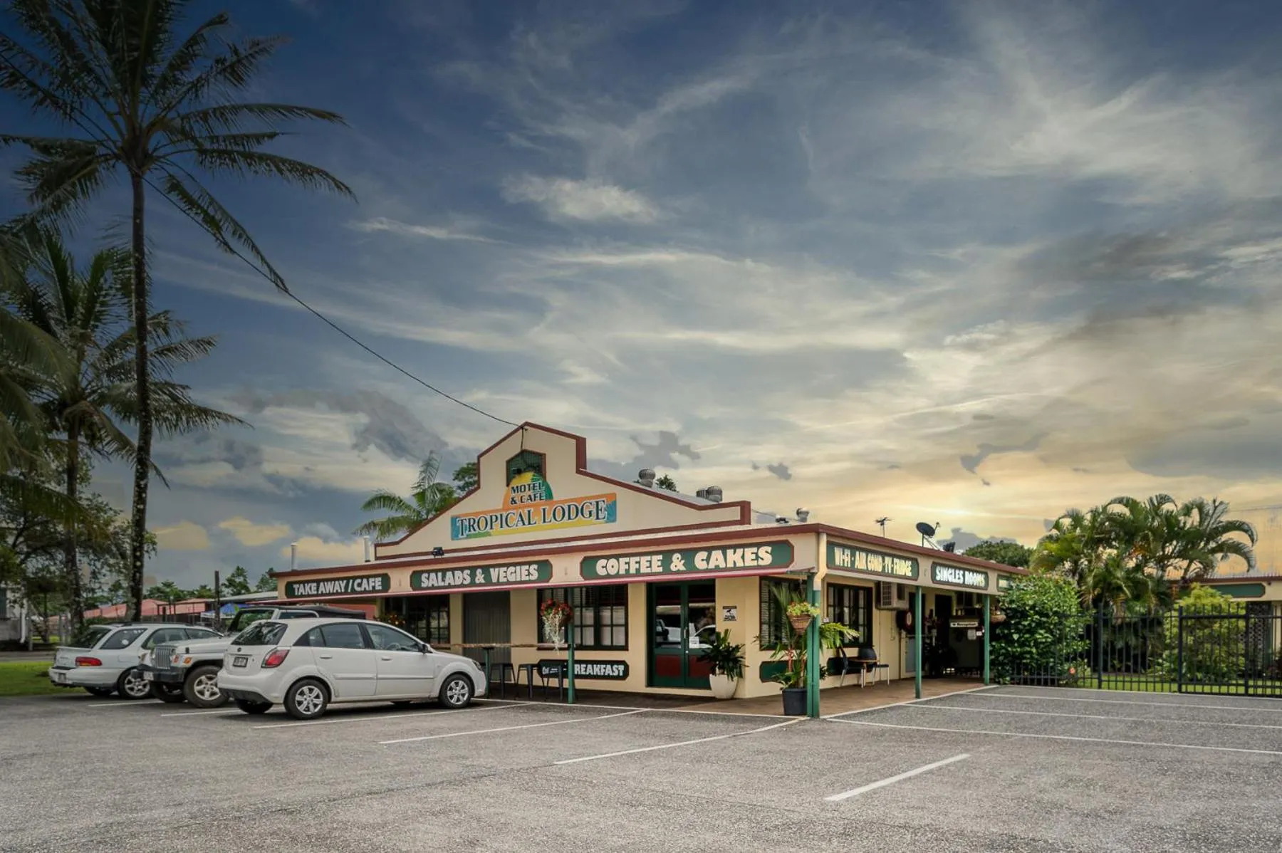 Property building in Tropical Lodge
